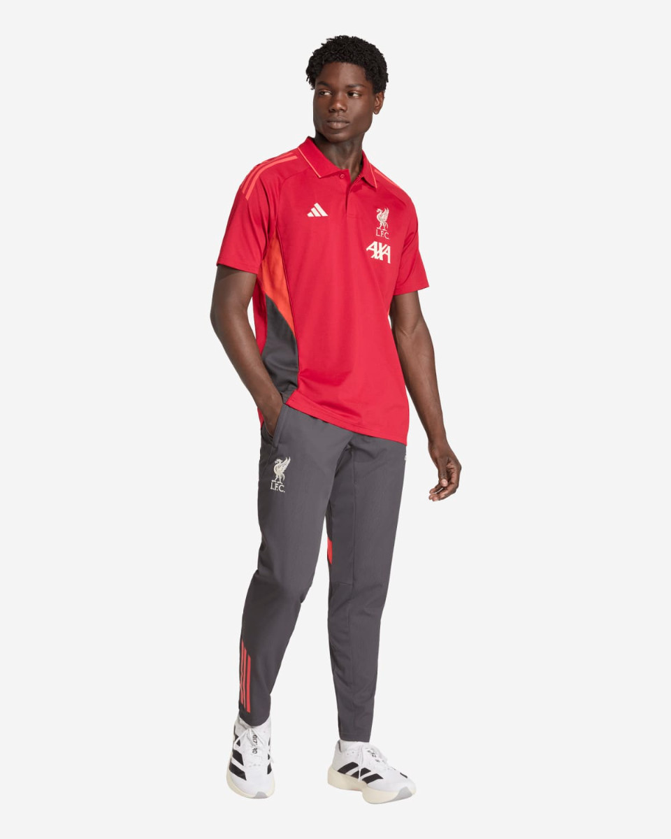 LFC 아디다스 남성용 25/26 트레이닝 폴로 레드 - Image 3