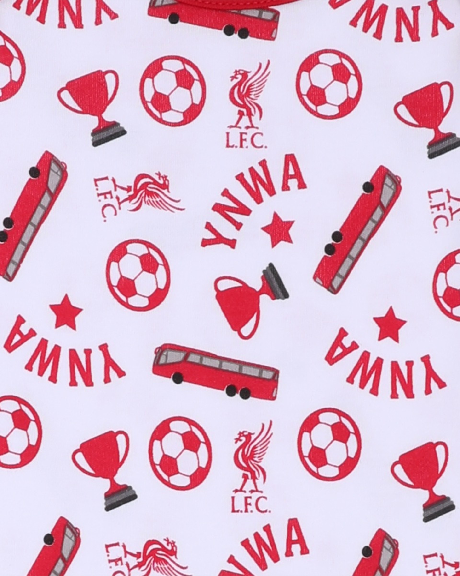 LFC Baby-Schlafanzug, 2er-Pack, Rot - Image 4