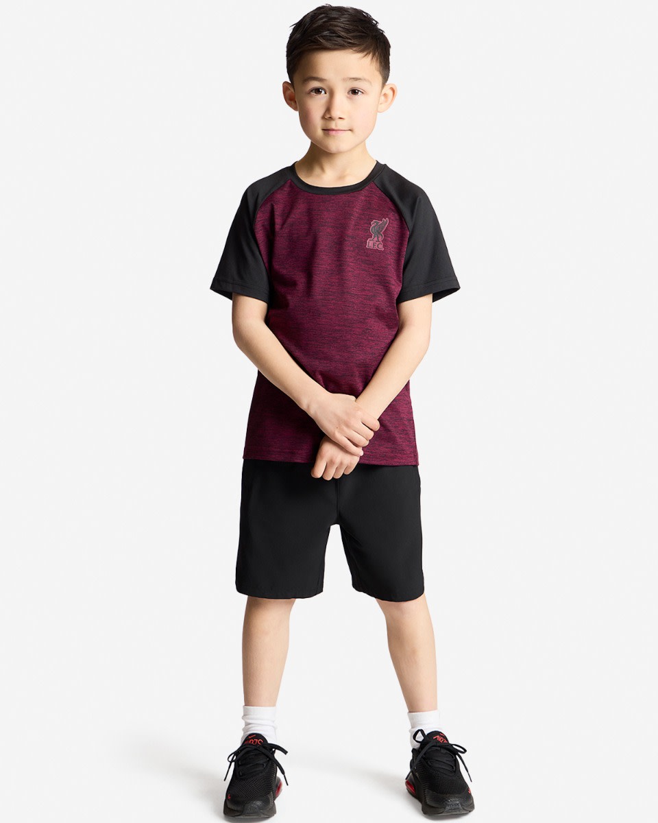 LFC Juniors Marl Tee Red & Black - Image 3