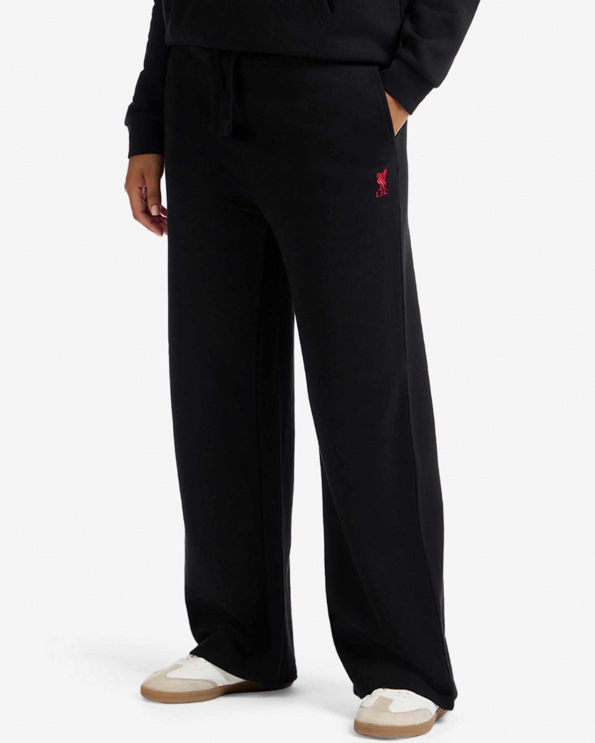 Pantalones anchos para correr LFC para mujer, negros - Image 3