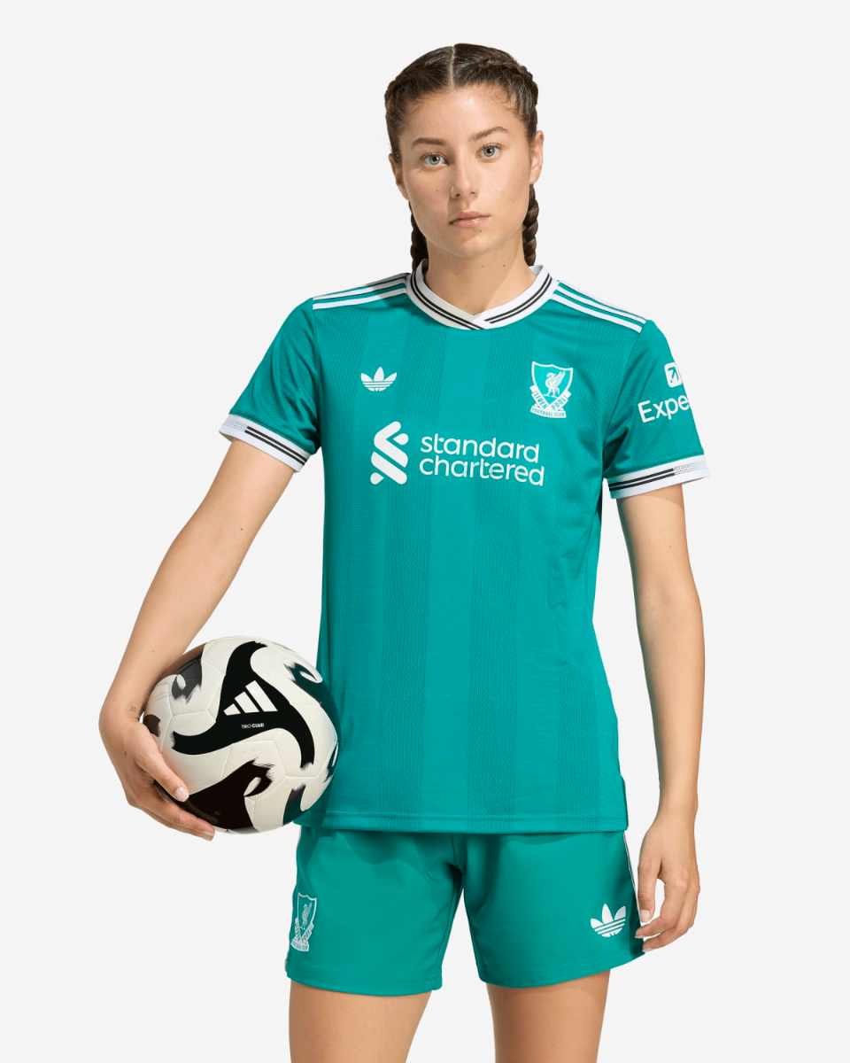 LFC 阿迪达斯女式 25/26 正品三分短袖球衣 - Image 1