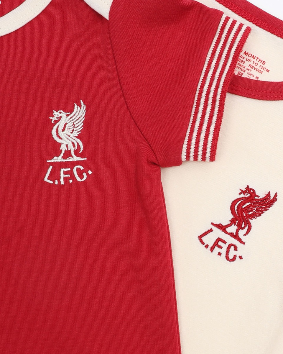 LFC Baby 2Pk Shankly Bodysuits Rød - Image 4