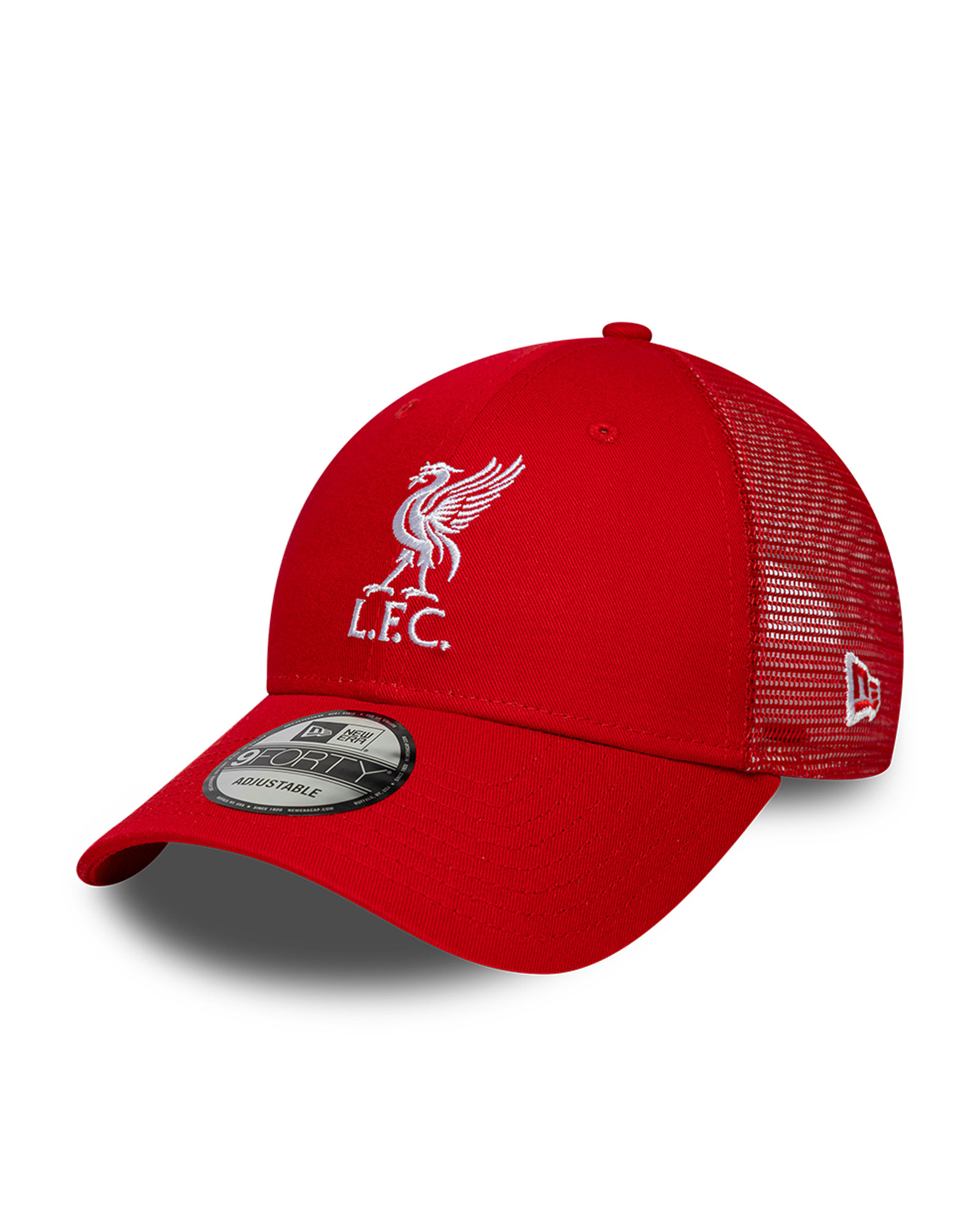 LFC New Era Adults 9Forty League Cap Red - Image 1