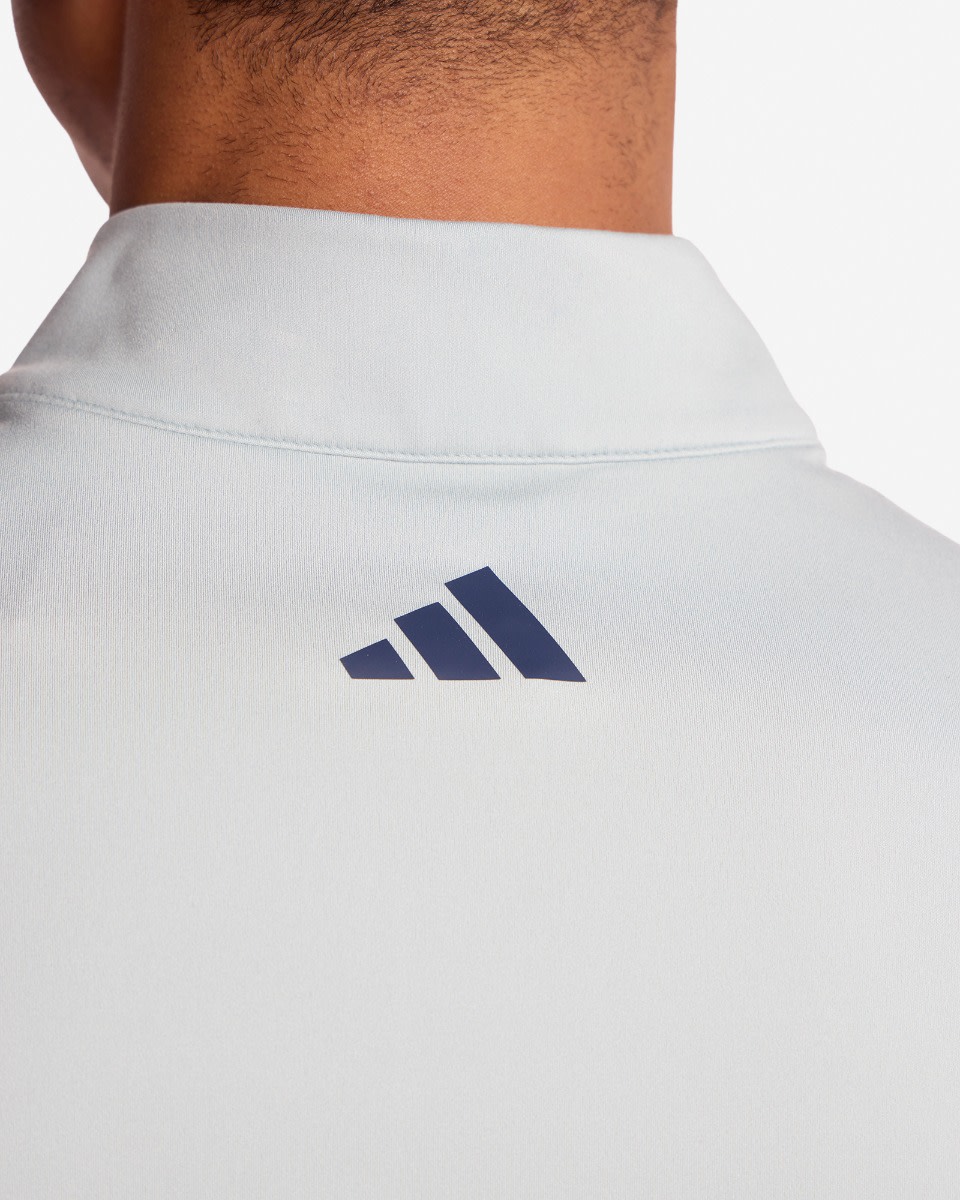 LFC adidas Adults Ultimate365 เสื้อสเวตเตอร์ซิปควอเตอร์ไซปคลาสสิกกอล์ฟ Wonder Sage - Image 2