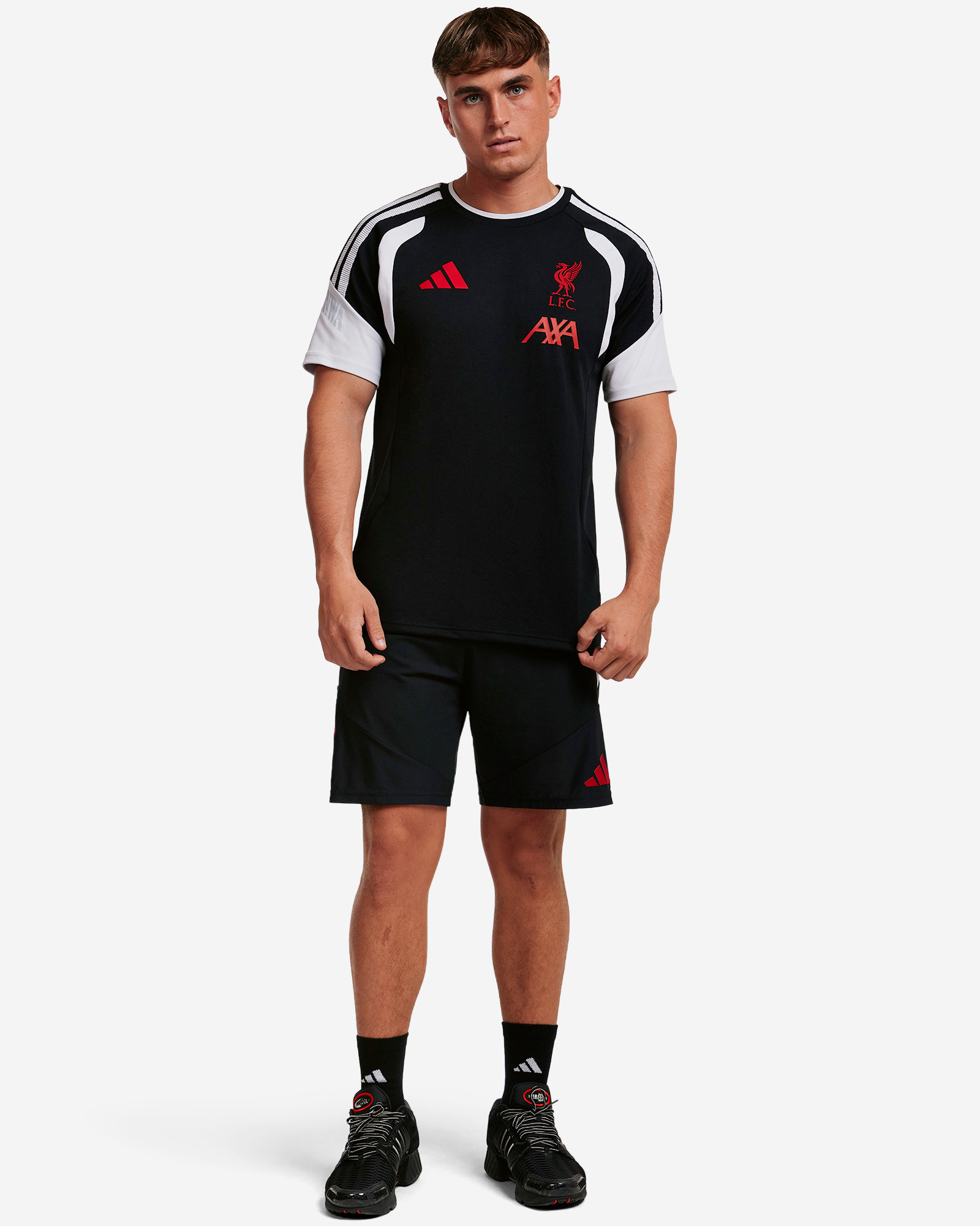 LFC adidas Herre 26/27 Tiro Pro Tee Sort - Image 3