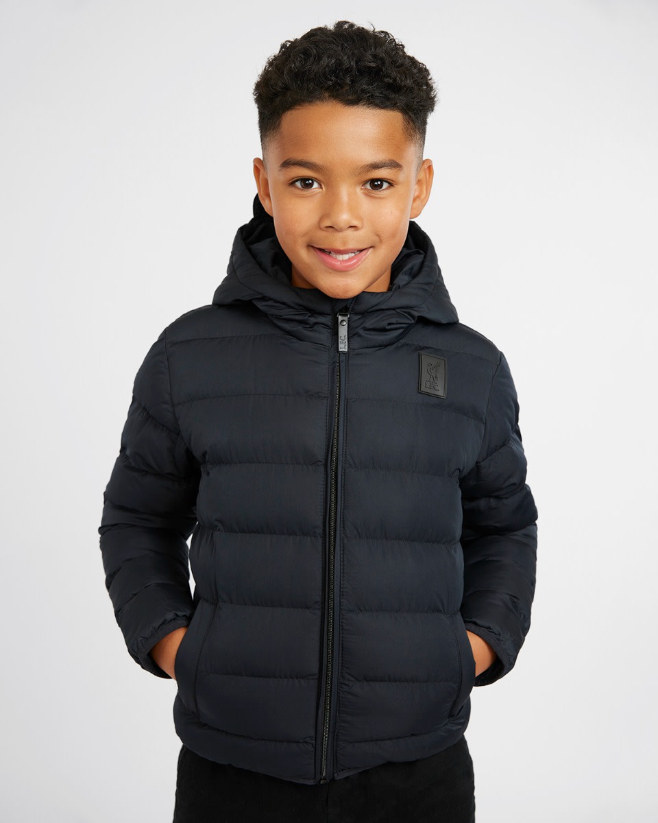 LFC Babies Puffa Jacke Schwarz - Image 1
