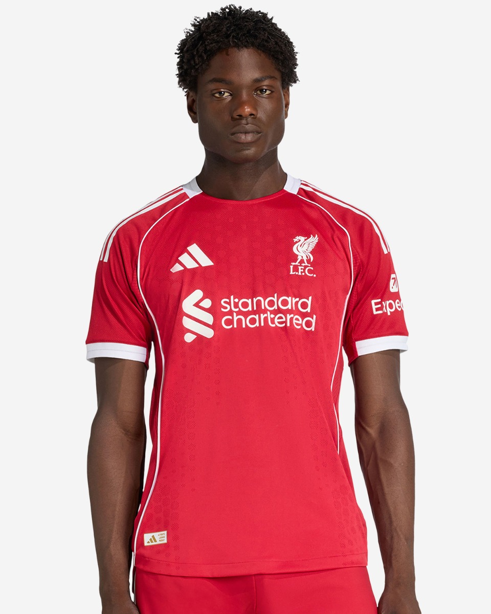 LFC adidas Mens 25/26 Authentic Home Jersey