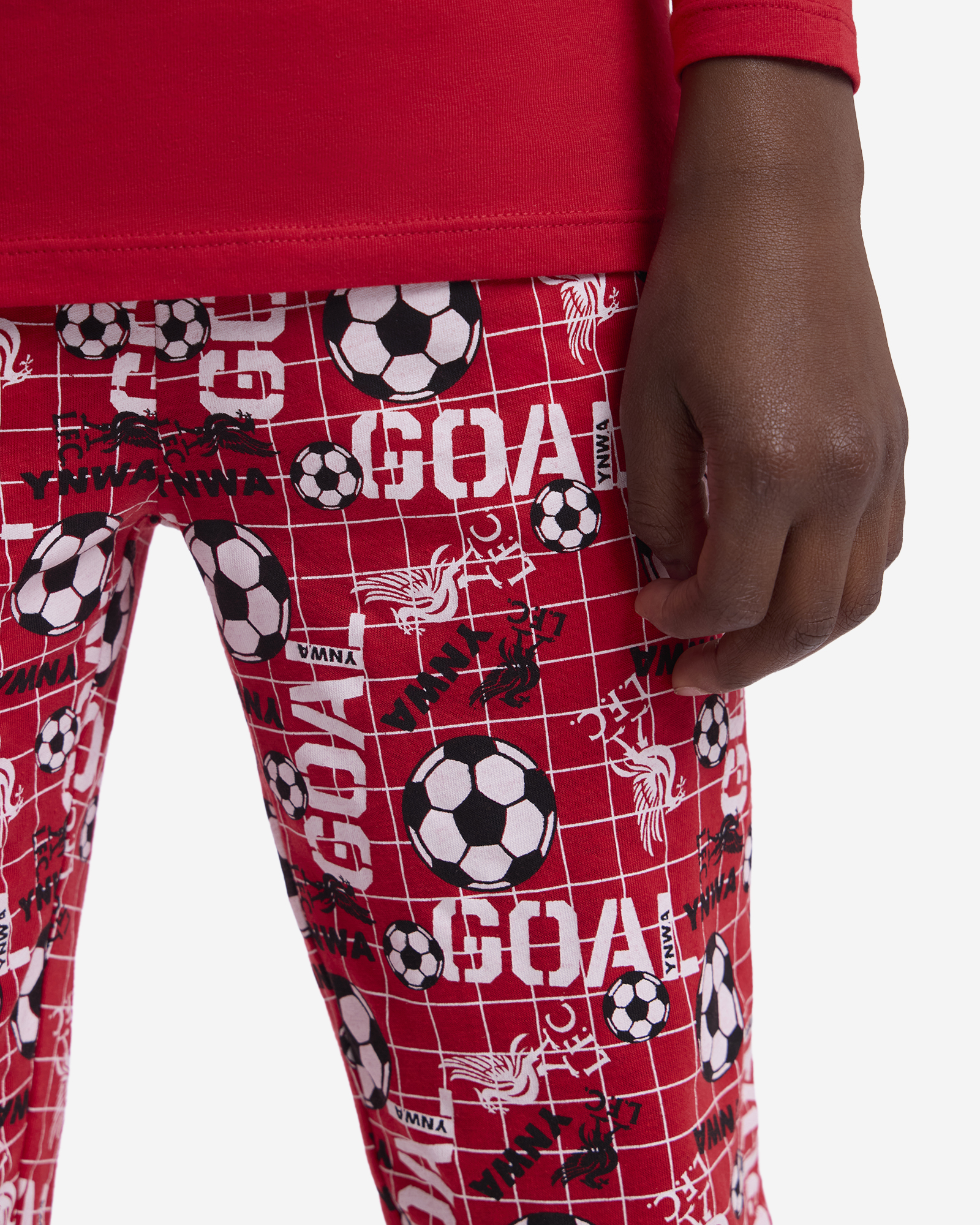 LFC Babies Goal Long Pyjamasset Röd - Image 4