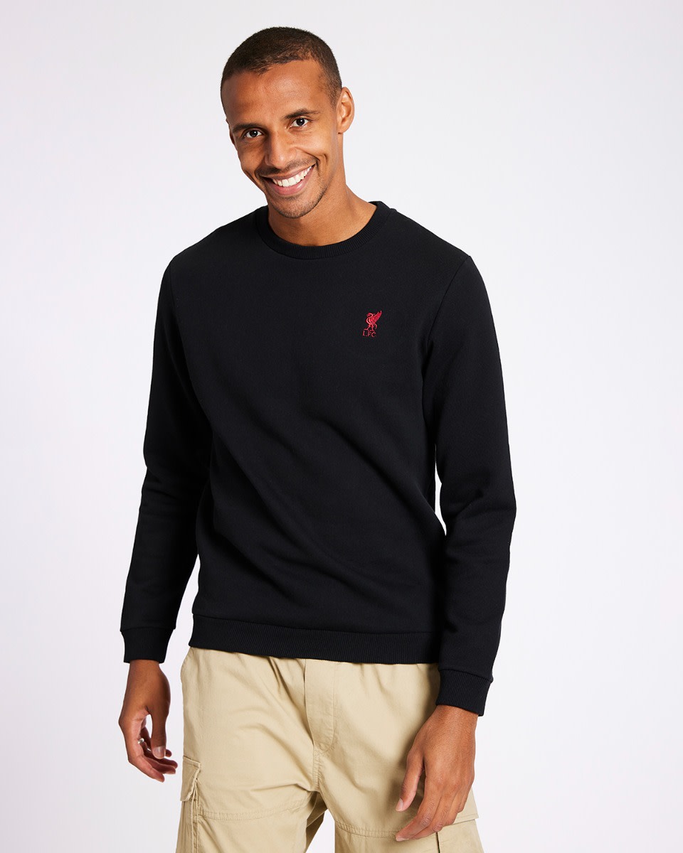 LFC Crew Neck Sweatshirt Black - Image 3