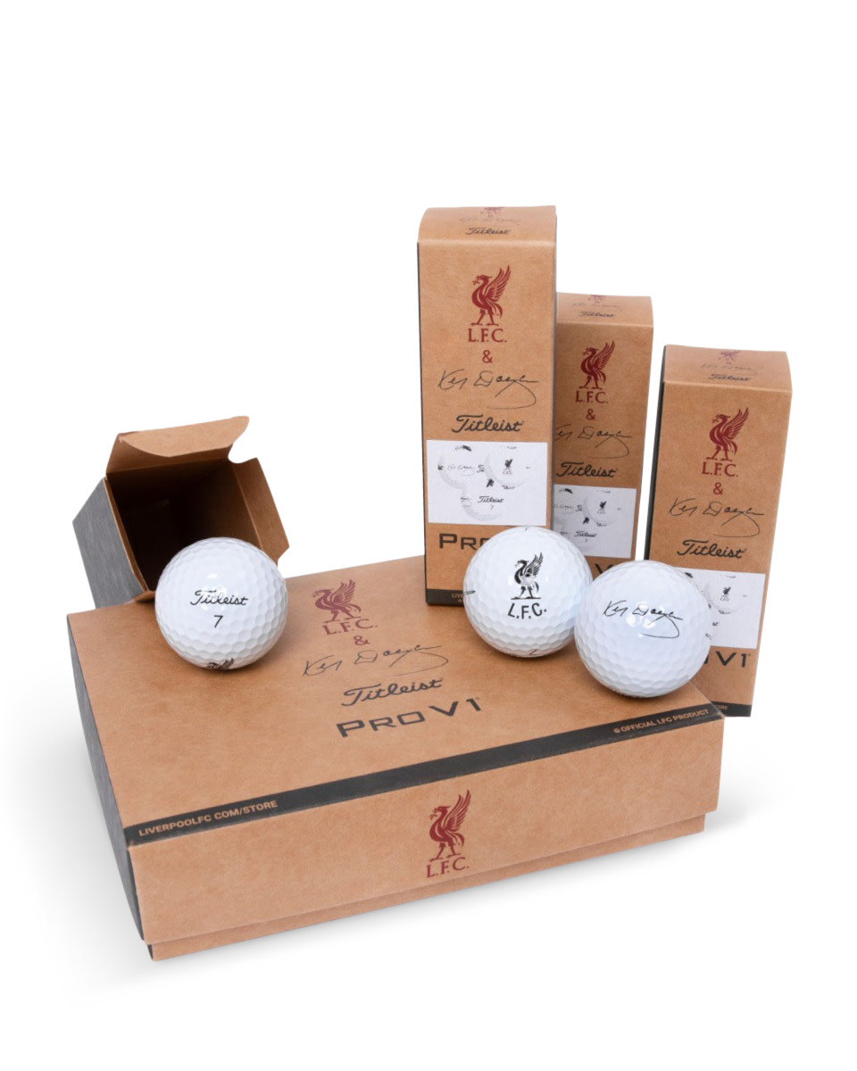 LFC x Kenny Dalglish x Titleist Pro V1 Golf Balls 12Pk - Image 1