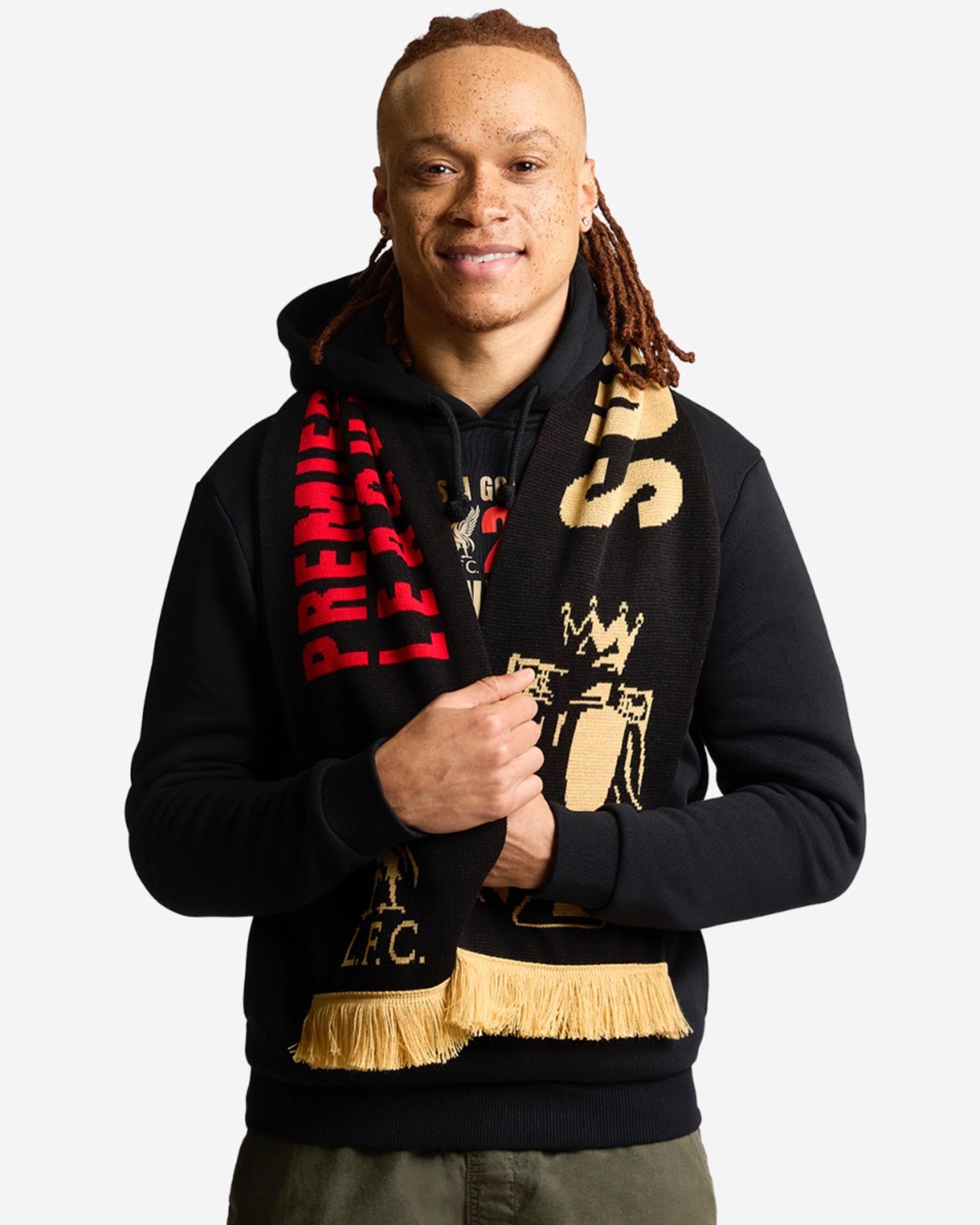 ผ้าพันคอ LFC EPL Champions 24/25 สีดำ - Image 4