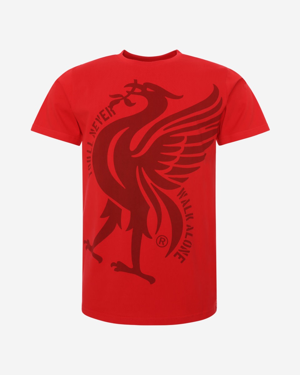 LFC Mens Red YNWA Liverbird Tee - Image 1