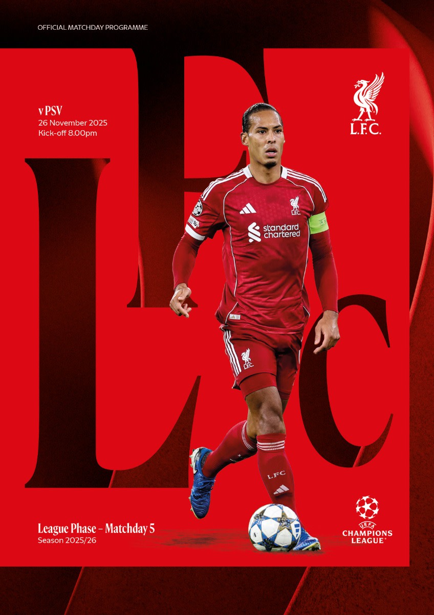 Programme de la journée | LFC Vs PSV - Ligue des Champions 26/11/2025 - Image 1