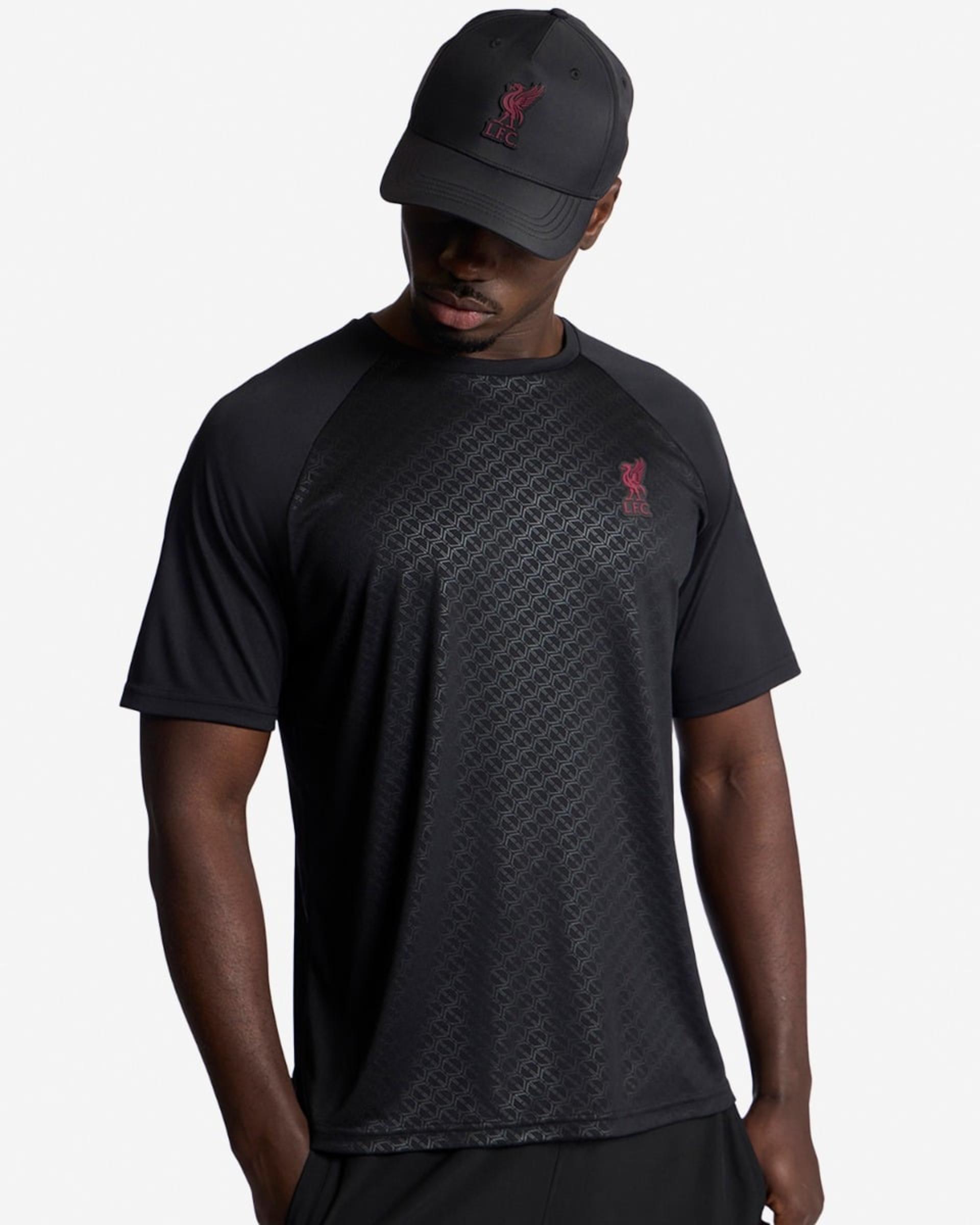 เสื้อยืดลายนูนบุรุษ LFC สีดำ - Image 2