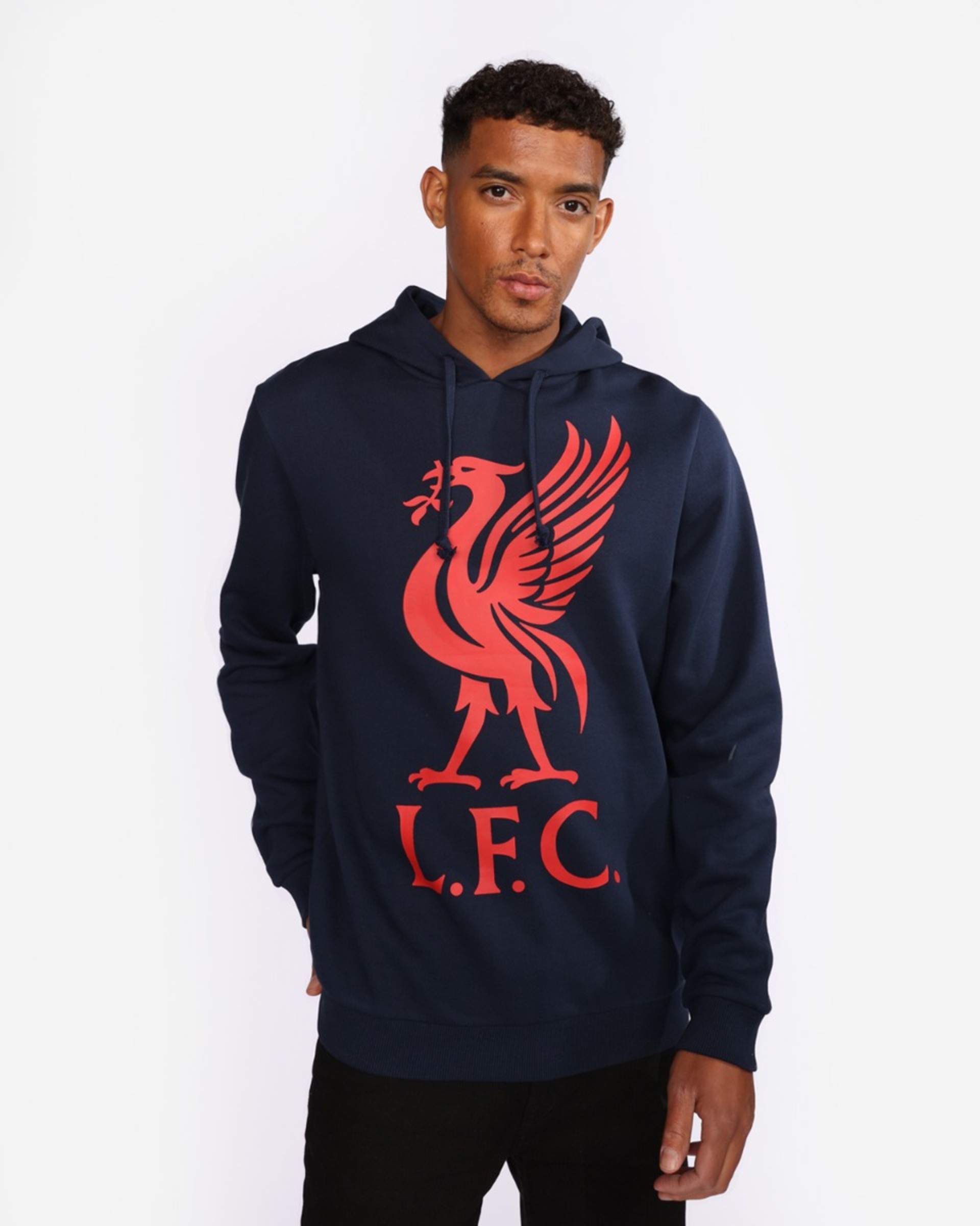 Sudadera con capucha LFC Liverbird azul marino - Image 1