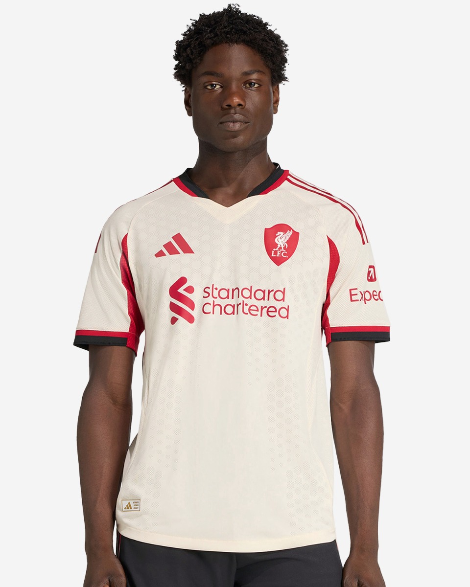 リバプールFC 25/26 アウェイ ジャージー　M LFC adidas Mens 25/26 Authentic Away Jersey