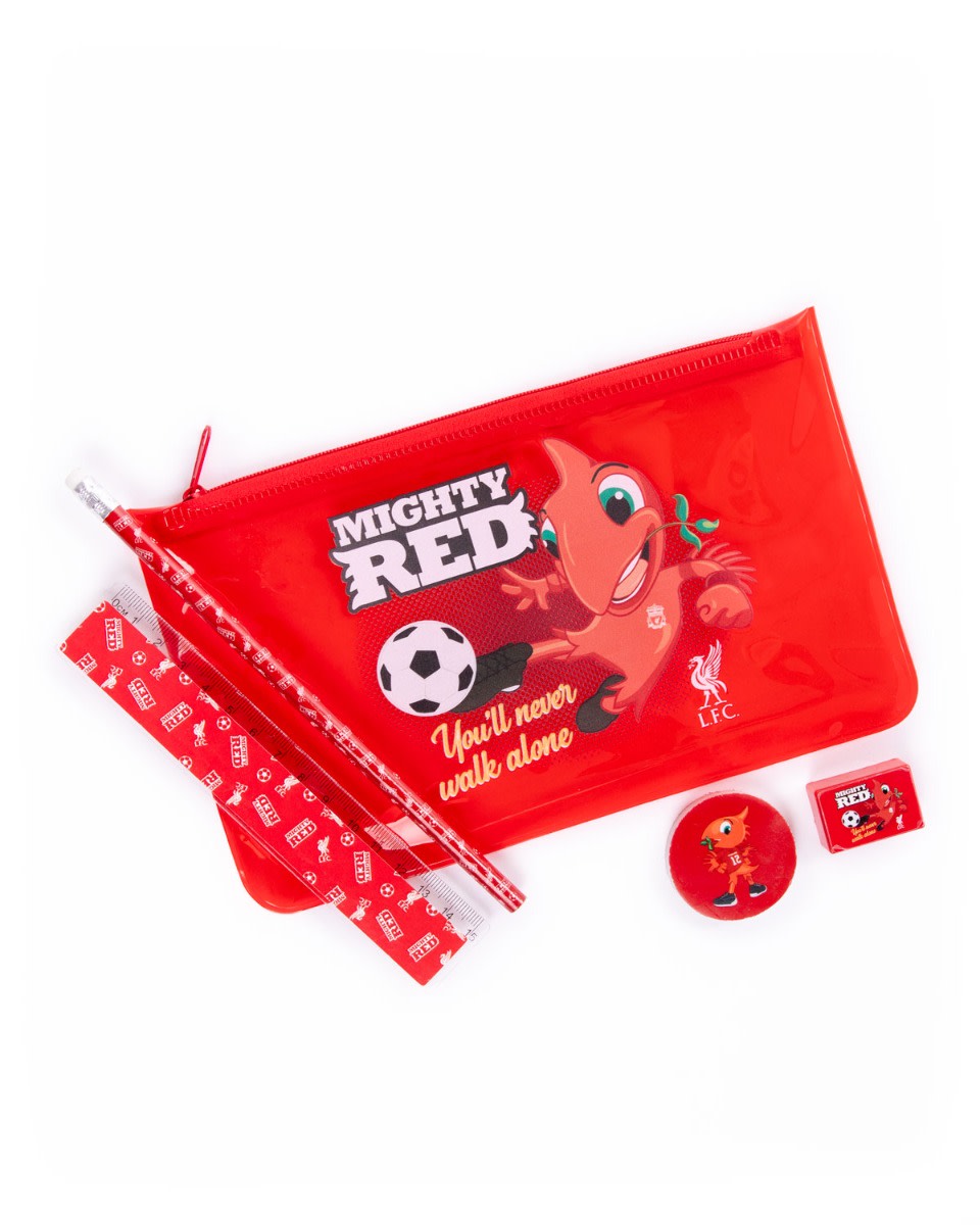 Ensemble de papeterie rouge LFC Mighty - Image 1