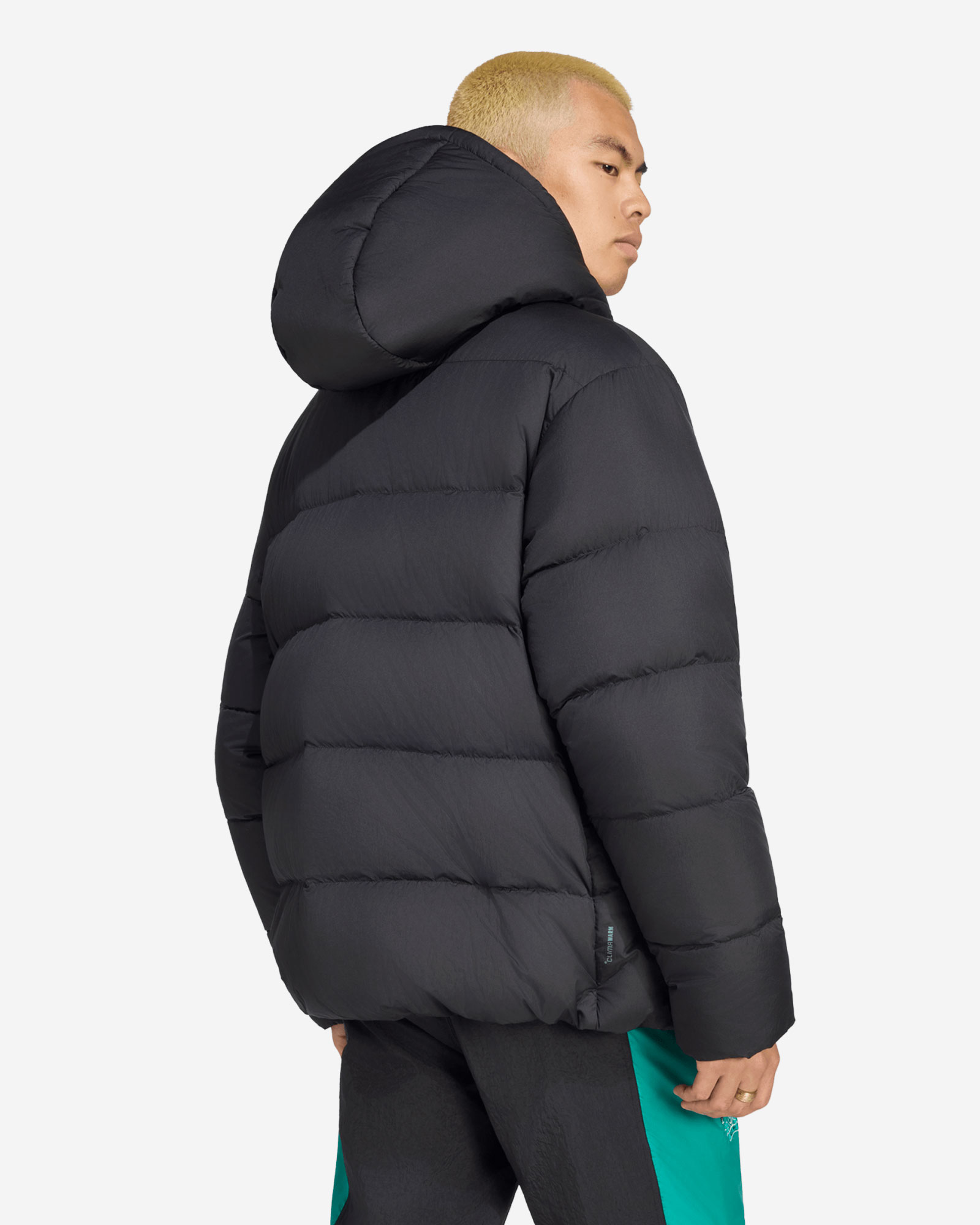 LFC adidas Mens EQT Down Jacket Black - Image 3
