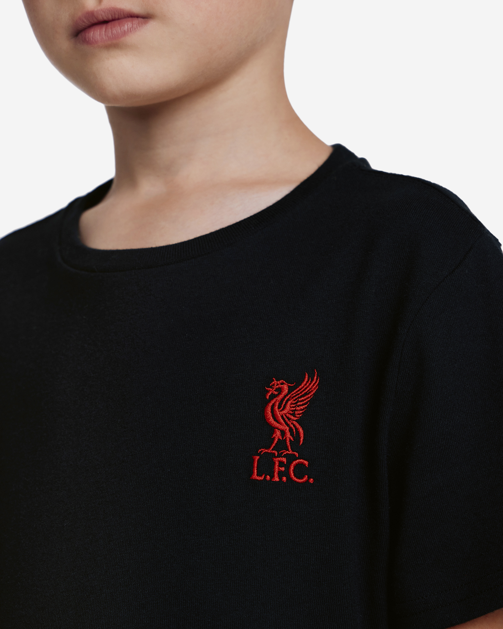 LFC Infants Liverbird Tee Black - Image 3