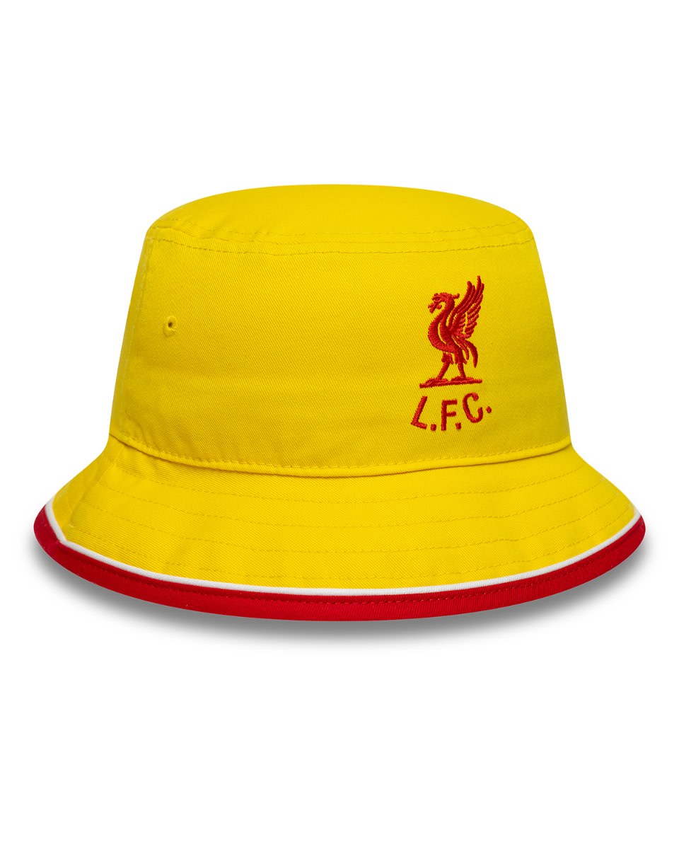 LFC New Era 85 Bright Yellow Bucket Hat - Image 3