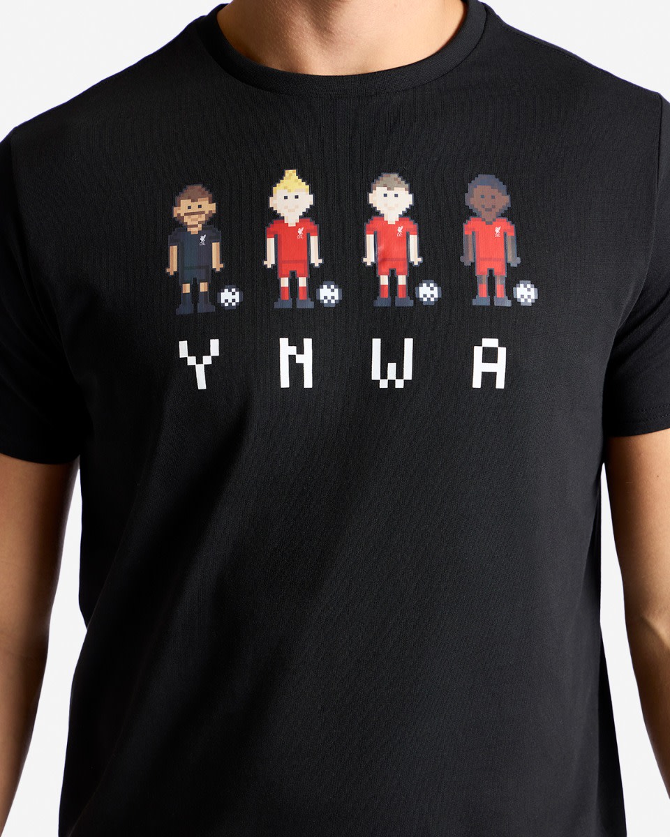 T-shirt Pixel Player du LFC pour homme, noir - Image 3