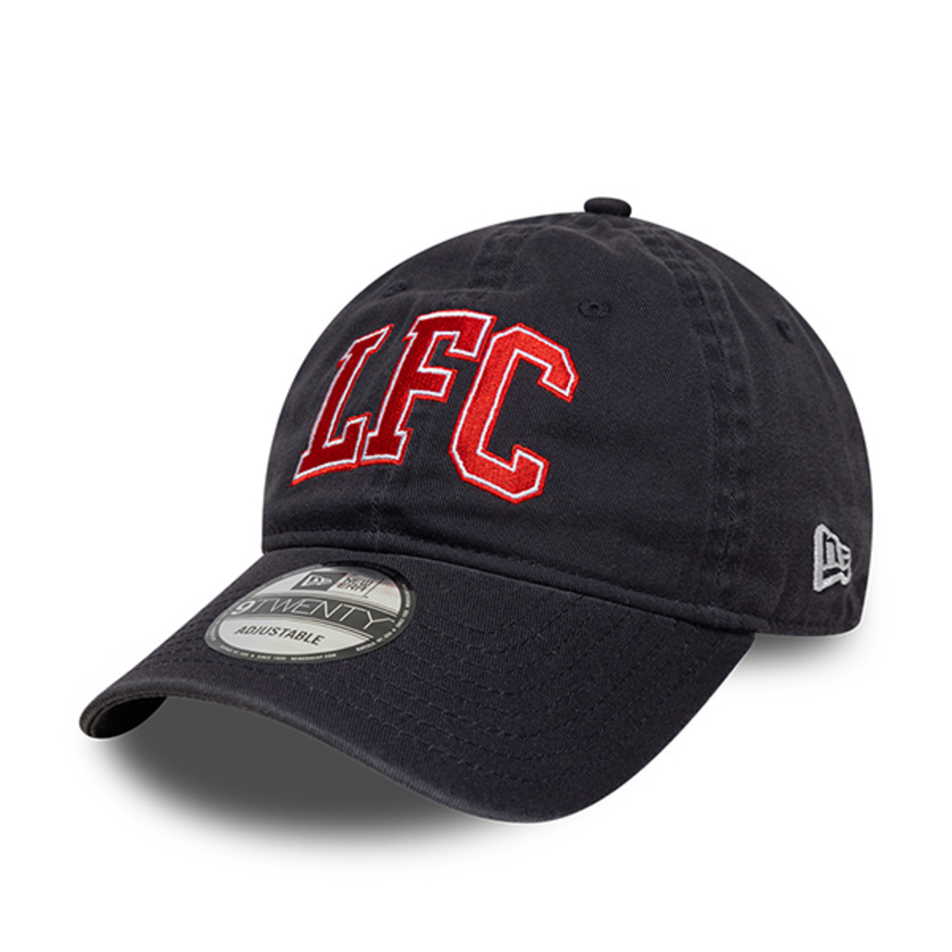 LFC New Era Wordmark Navy 9TWENTY Justerbar hætte - Image 1