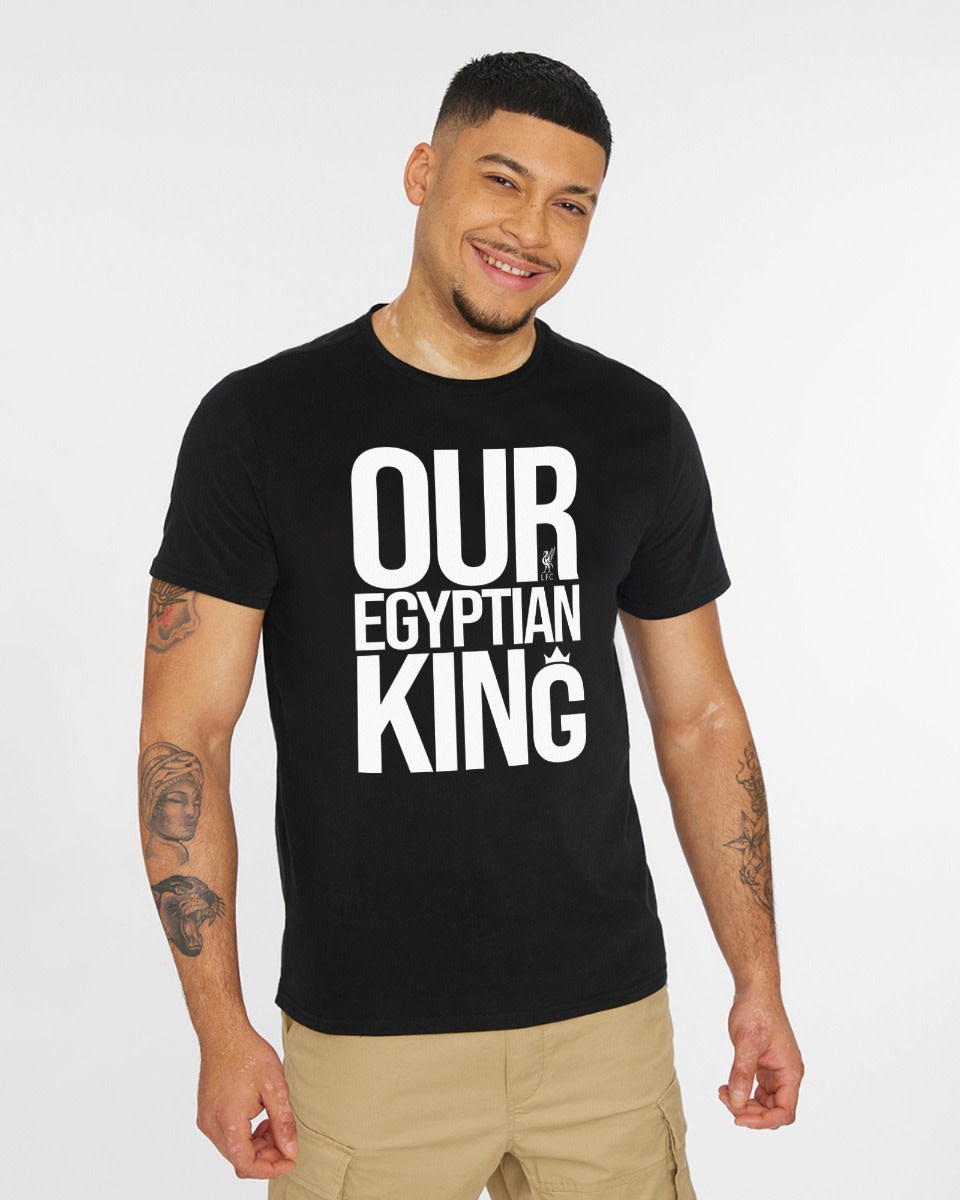 LFC Salah Ägyptisches King-Shirt für Erwachsene, Schwarz - Image 1