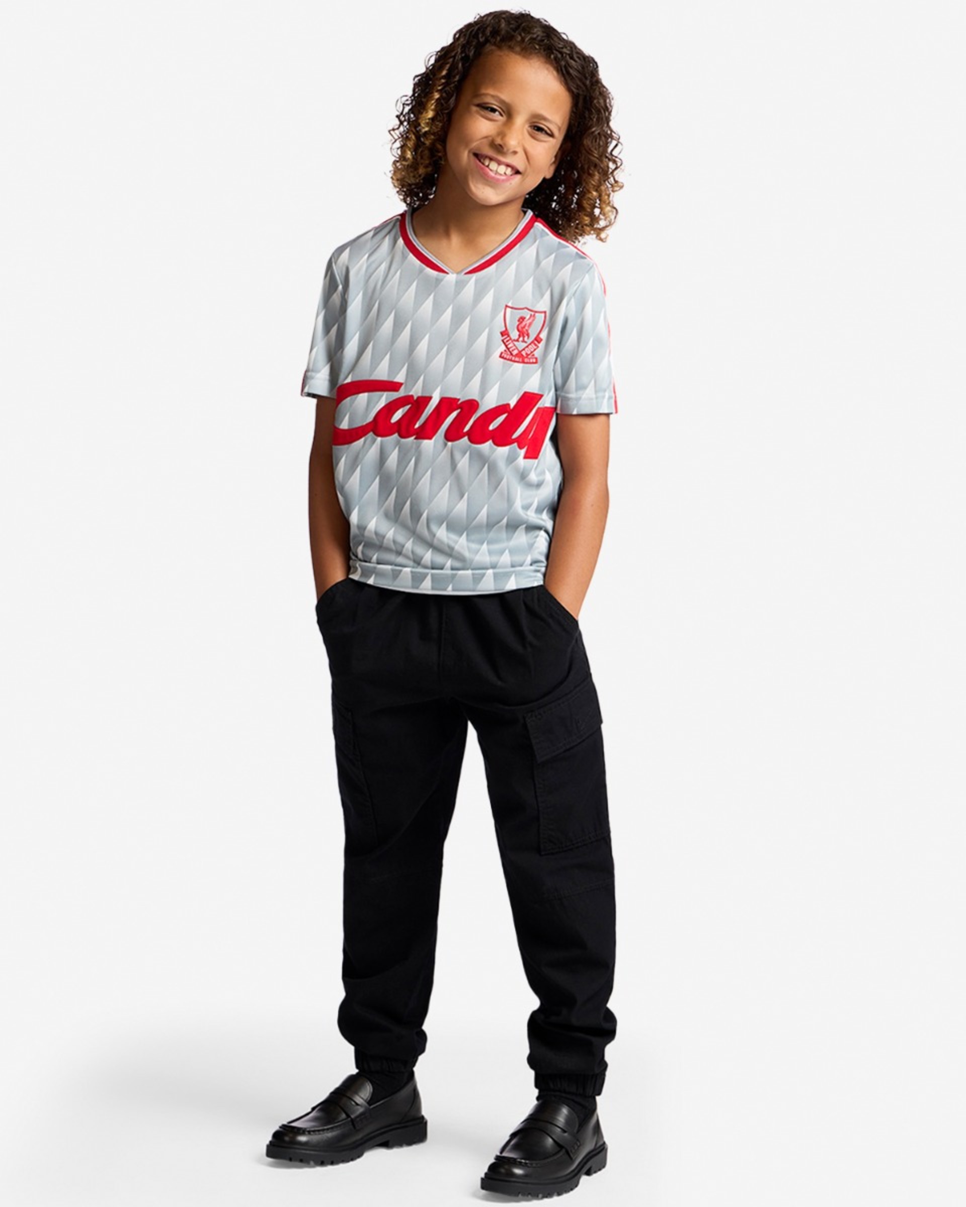Camiseta de visitante LFC Retro Junior Candy 89-91 - Image 4