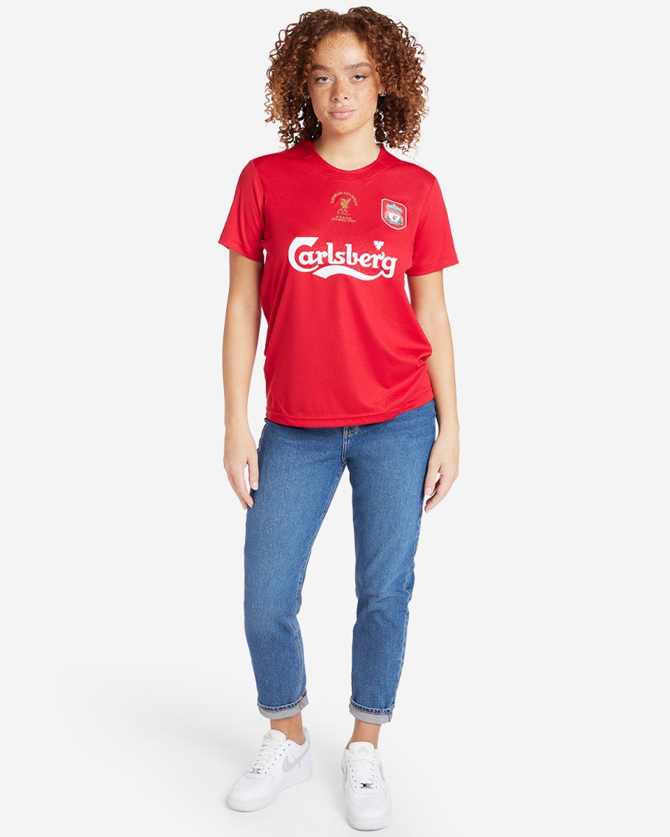LFC 女式 2005 年伊斯坦布尔复古主场衬衫 - Image 3