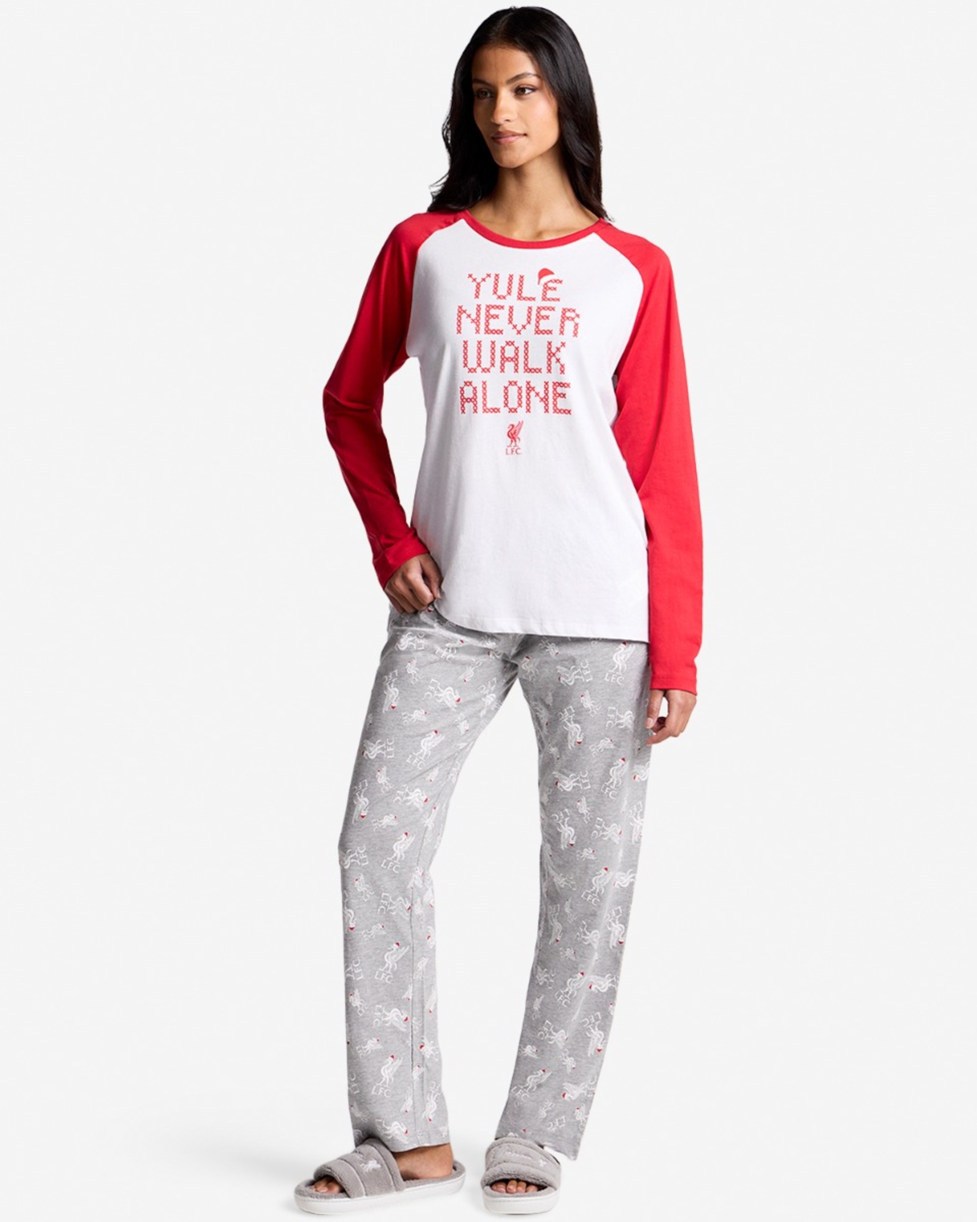 LFC Julepyjamas til kvinder rød - Image 3