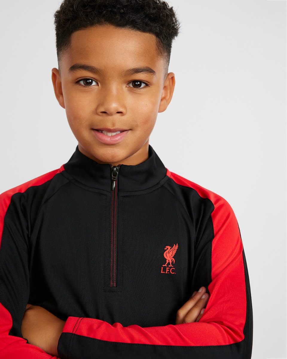 LFC Juniors Quarter Zip Top Black - Image 2