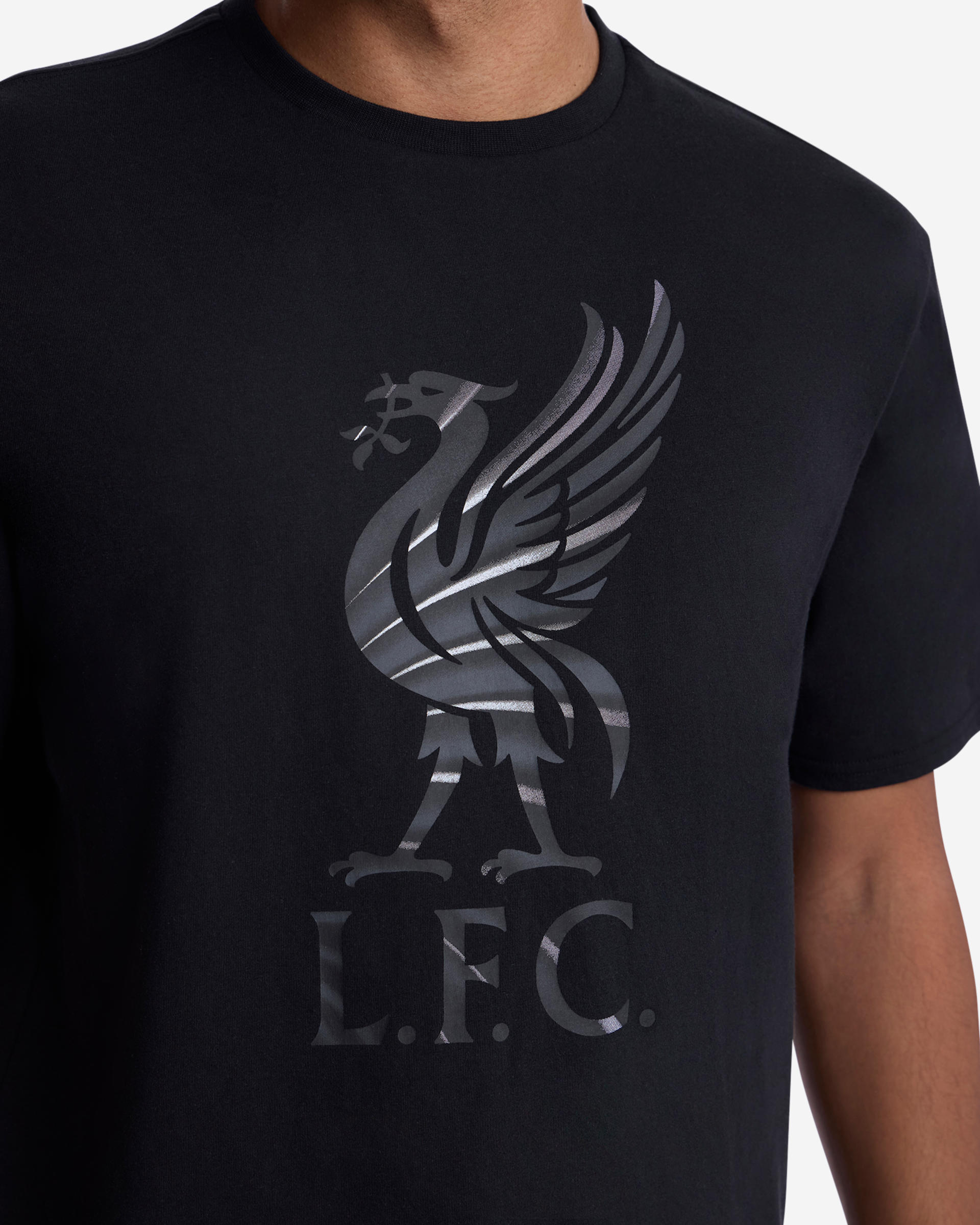 Camiseta Liverbird Wing de LFC para hombre, color negro - Image 1