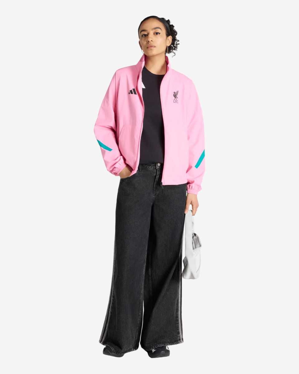 LFC adidas Womens 25/26 Z.N.E Anthem Jacket Pink