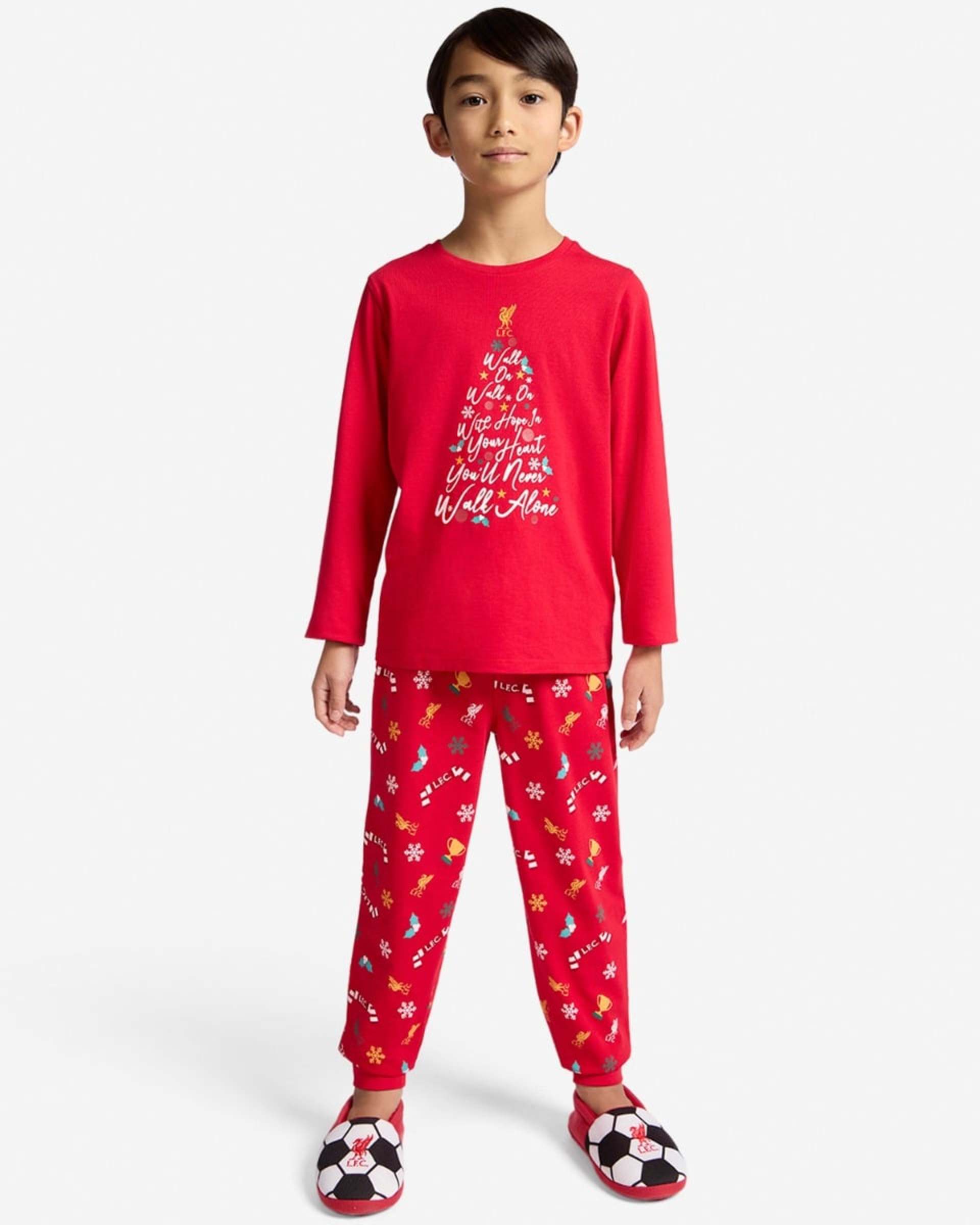Pijama navideño LFC Juniors rojo - Image 1
