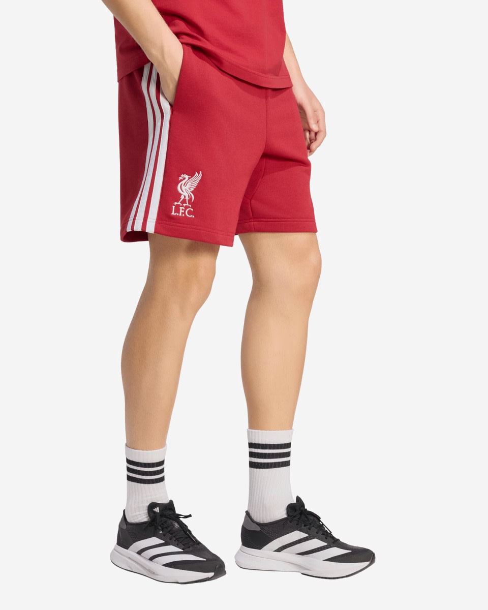 LFC adidas Adults 26/27 DNA Shorts Active Maroon - Image 1