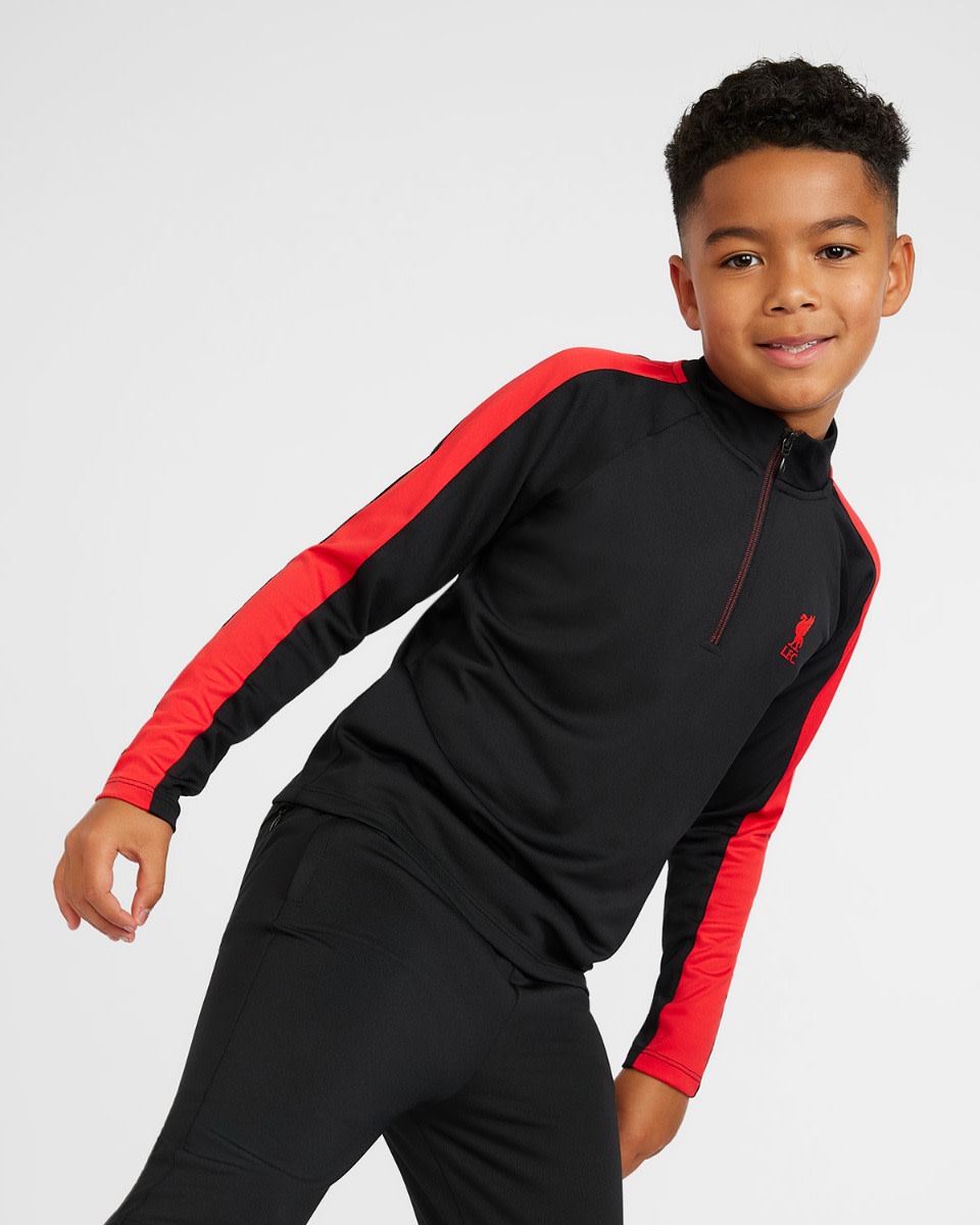 LFC Juniors Quarter Zip Top Black - Image 4