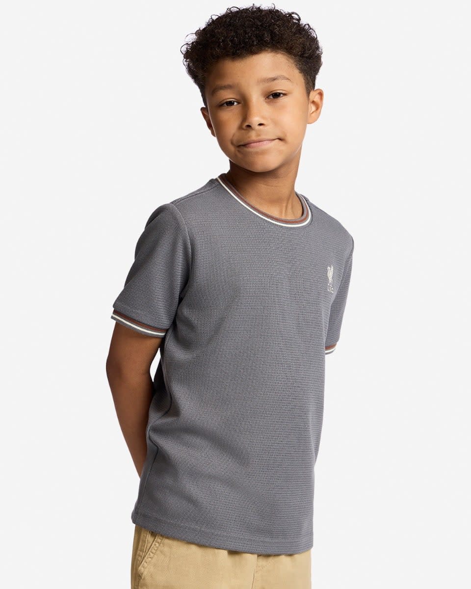 LFC Infants Knitted Cuff Tee Grey - Image 4