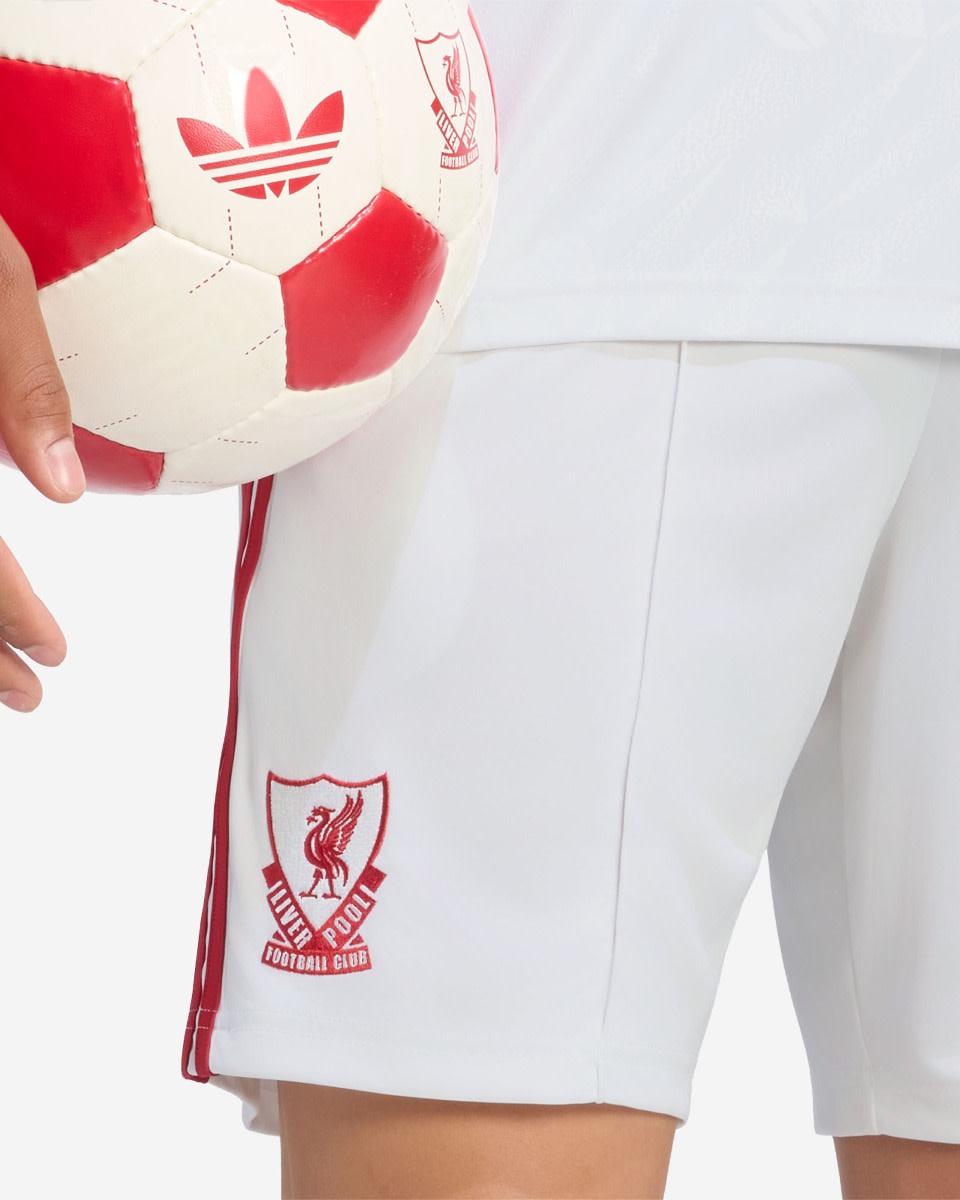 LFC adidas Mens 26/27 Away Shorts White - Image 4