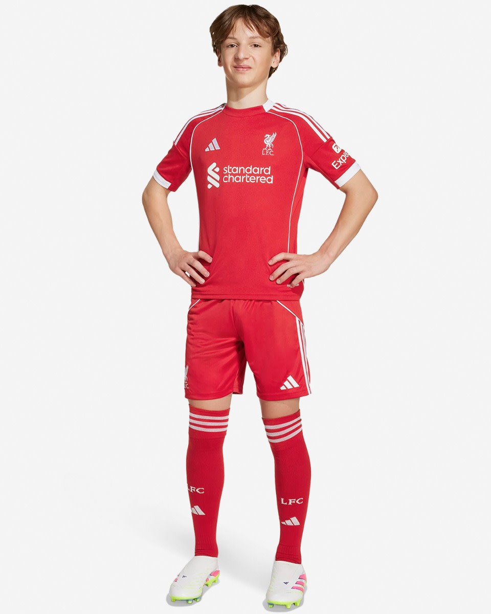 LFC 아디다스 유스 25/26 홈 쇼츠 - Image 3