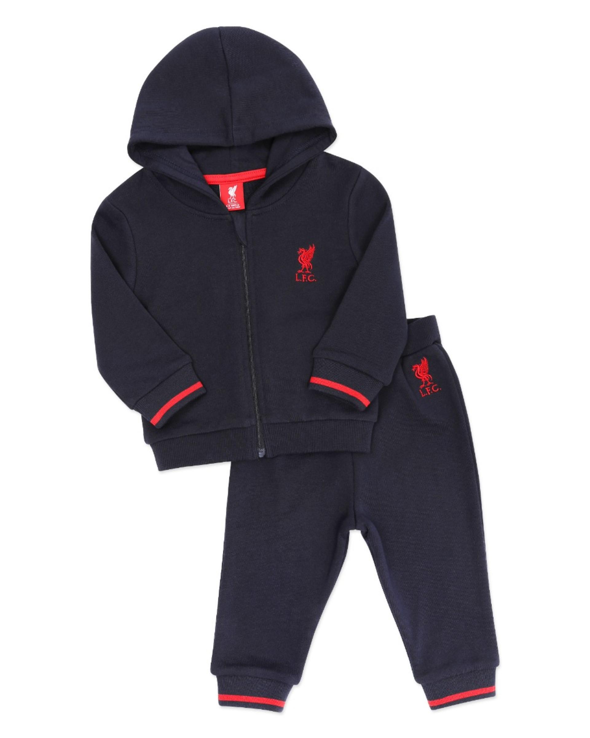 Set de correr LFC Baby Zip Through, azul marino - Image 2