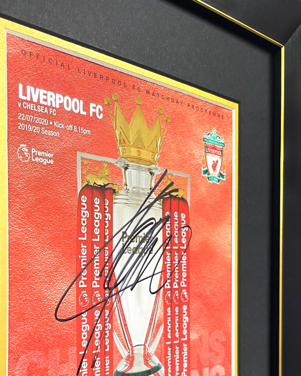 LFC Signed Klopp Framed Dual Programmes - Image 4