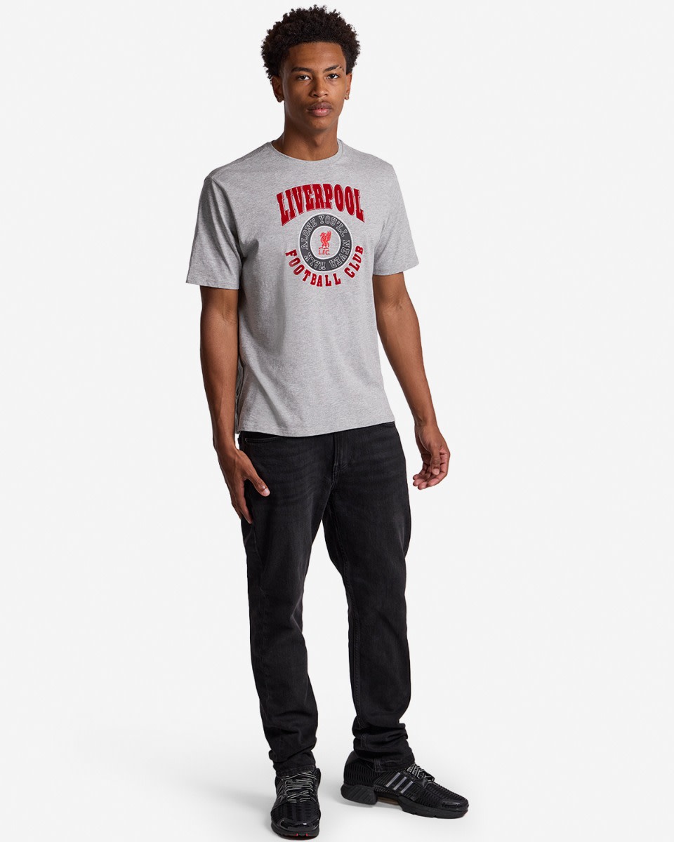 LFC Mens Collegiate Tee Grey - Image 3