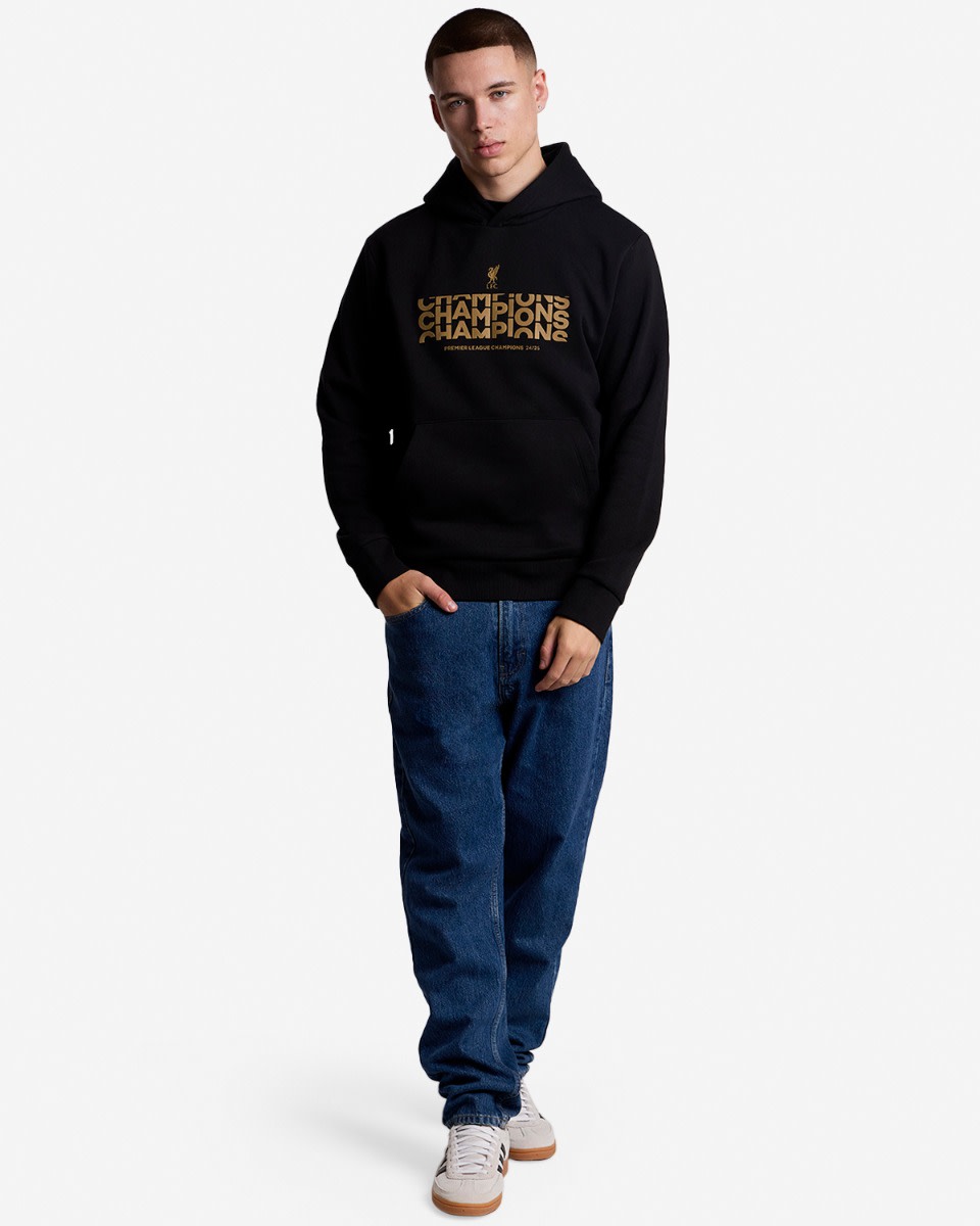 LFC Champions Text Kapuzenpulli für Herren, Schwarz - Image 4