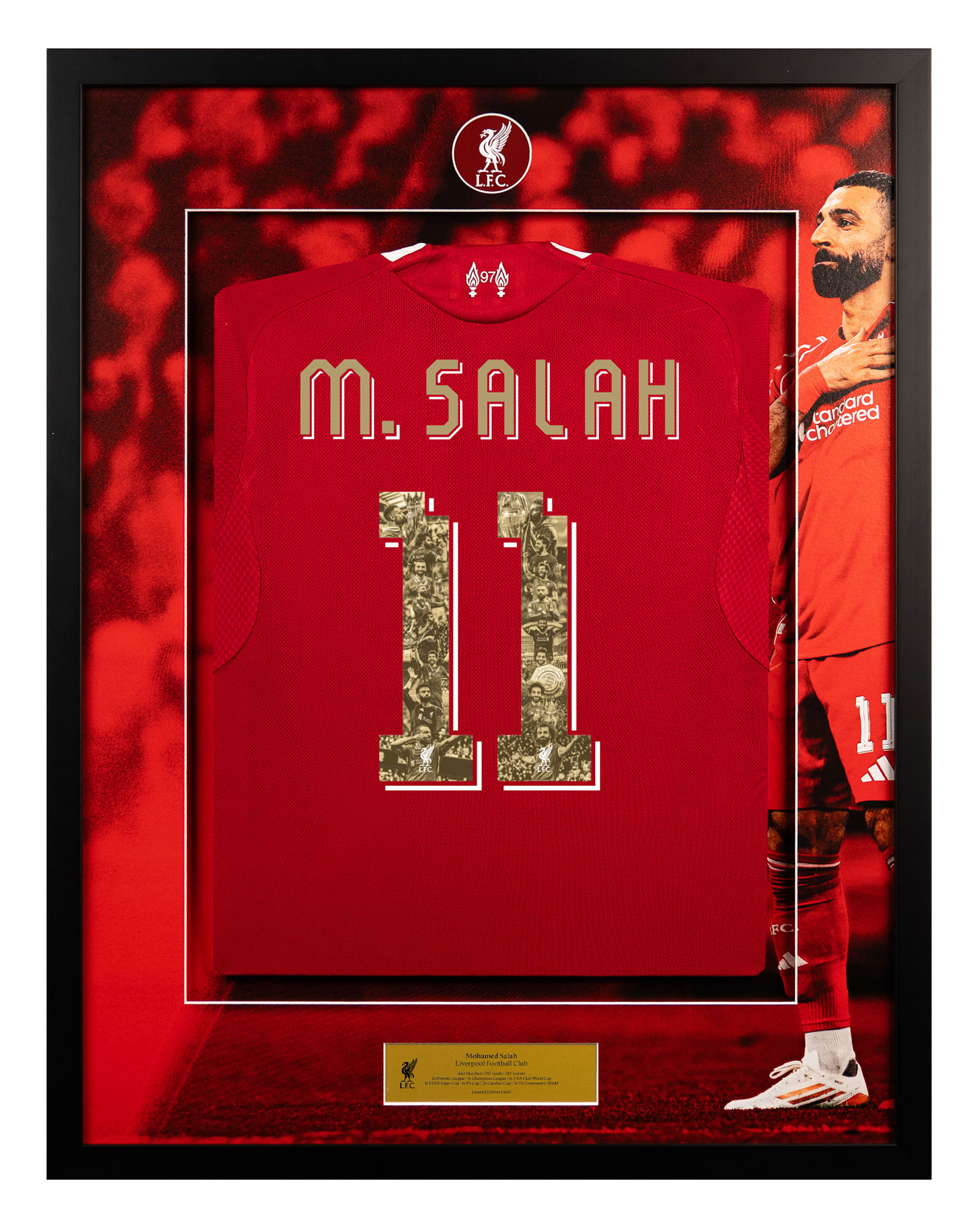 LFC Framed 25/26 Salah Hero 衬衫 - Image 1