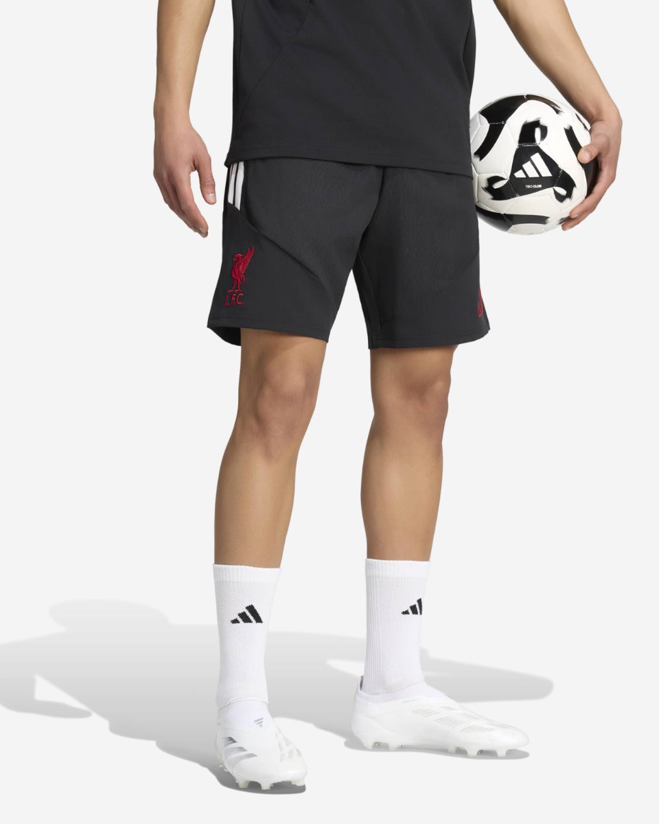 LFC 아디다스 남성용 26/27 티로 다운타임 쇼츠 블랙 - Image 1