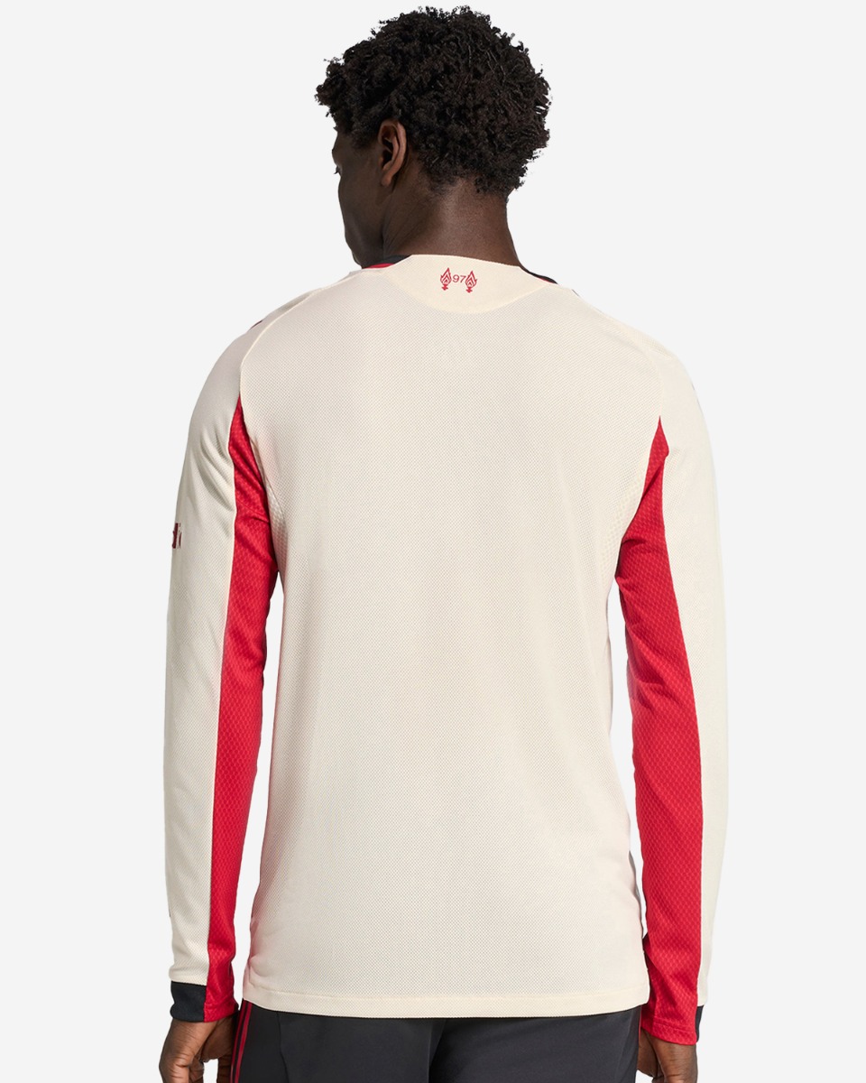 LFC adidas Mens 25/26 Authentic Away Long Sleeve Jersey - Image 2
