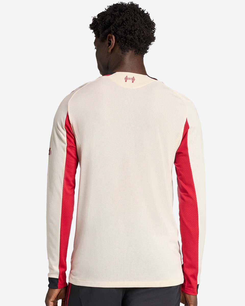 LFC adidas Mens 25/26 Authentic Away Long Sleeve Jersey - Image 2
