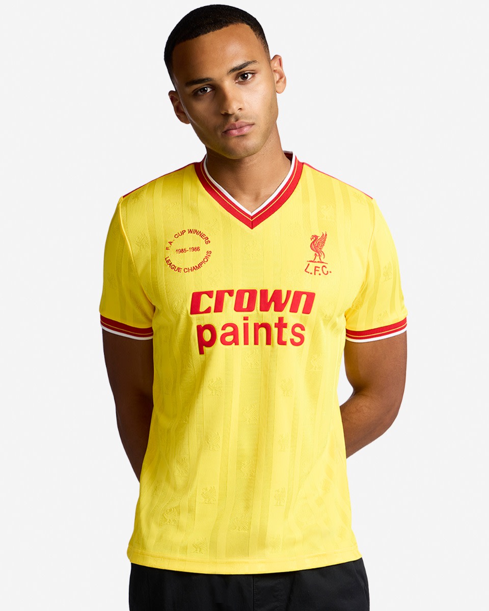 LFC Retro Mens 1986 Third Shirt - Image 3