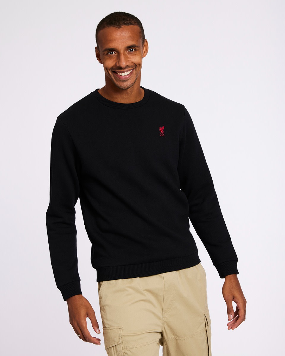 LFC Crew Neck Sweatshirt Black - Image 2