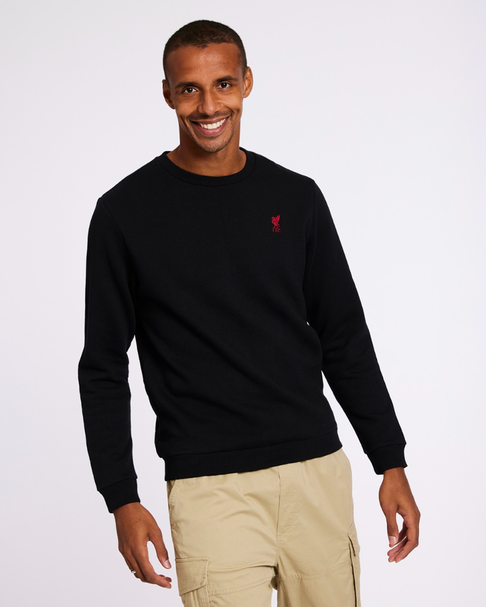 Sweatshirt à col rond LFC noir - Image 2